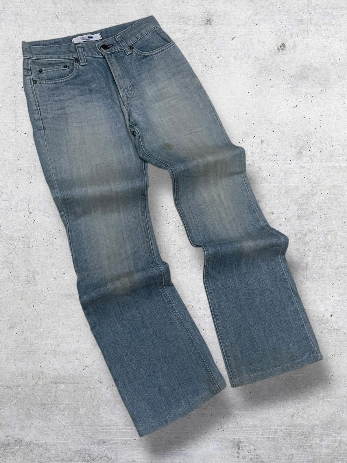 Edwin VINTAGE EDWIN 90S OG JAPAN DESIGNER FLARED MUDWASH DENIM Size US 28 / EU 44 - 2 Thumbnail
