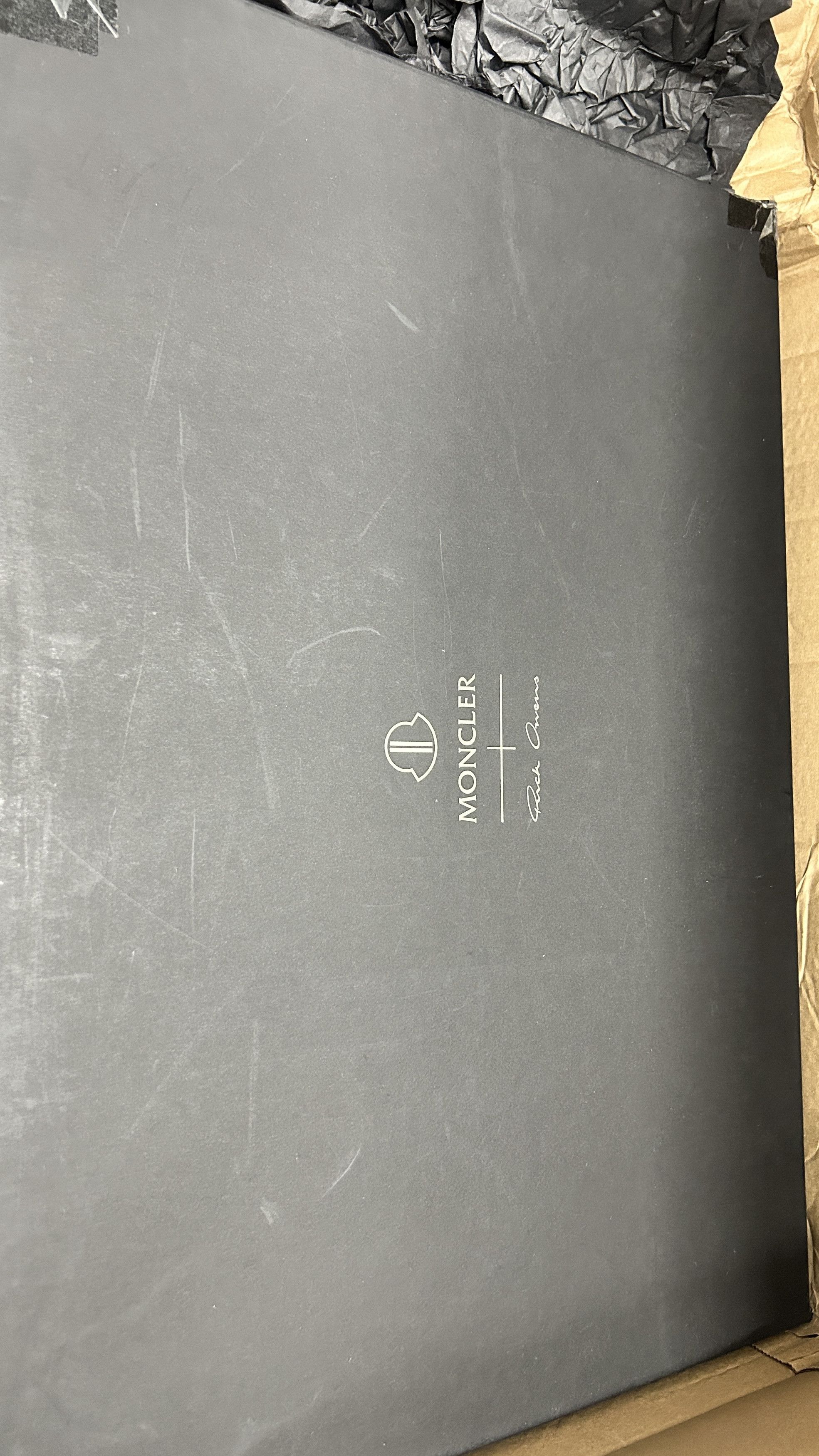 Moncler × Rick Owens FW23 BIGROCKS IN BLACK HEAVY size EU 43 / US 10 Size US 10 / EU 43 - 3 Thumbnail