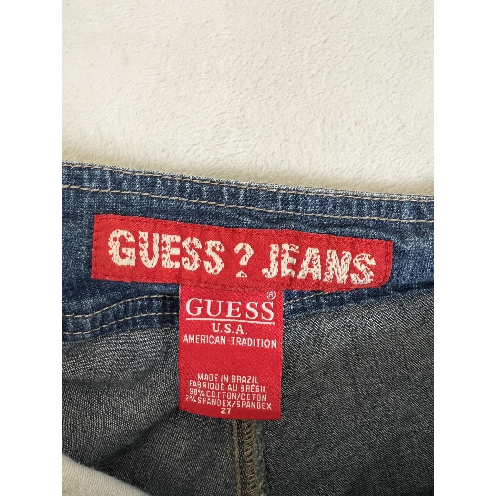 Guess Vintage Guess Capri Denim Jeans Women's Size 27 Y2K Low Rise Size 27" / US 4 / IT 40 - 4 Thumbnail