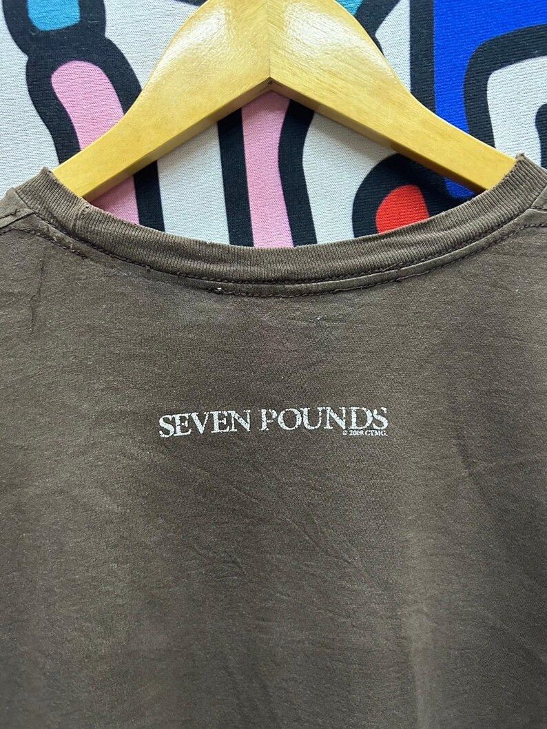 Vintage Vintage 2000s Seven Pounds Movie tshirt size XL Size US XL / EU 56 / 4 - 3 Thumbnail