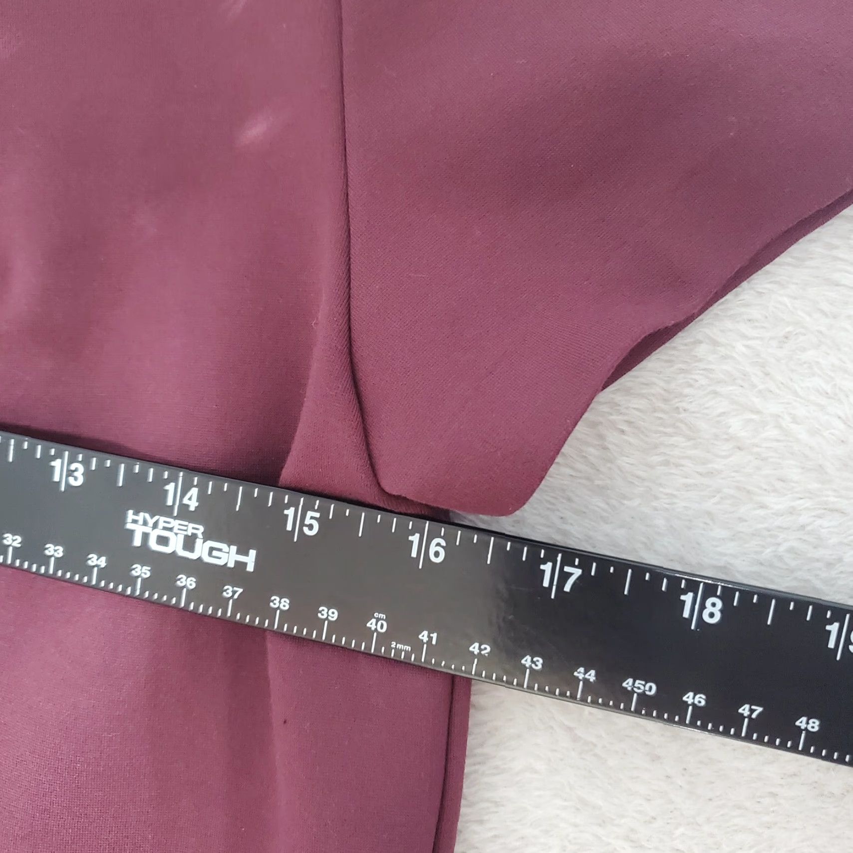 Spanx Spanx The Perfect Funnel Top Women S Chianti Red Short Sleeve Stretch Back Zip Size S / US 4 / IT 40 - 7 Thumbnail