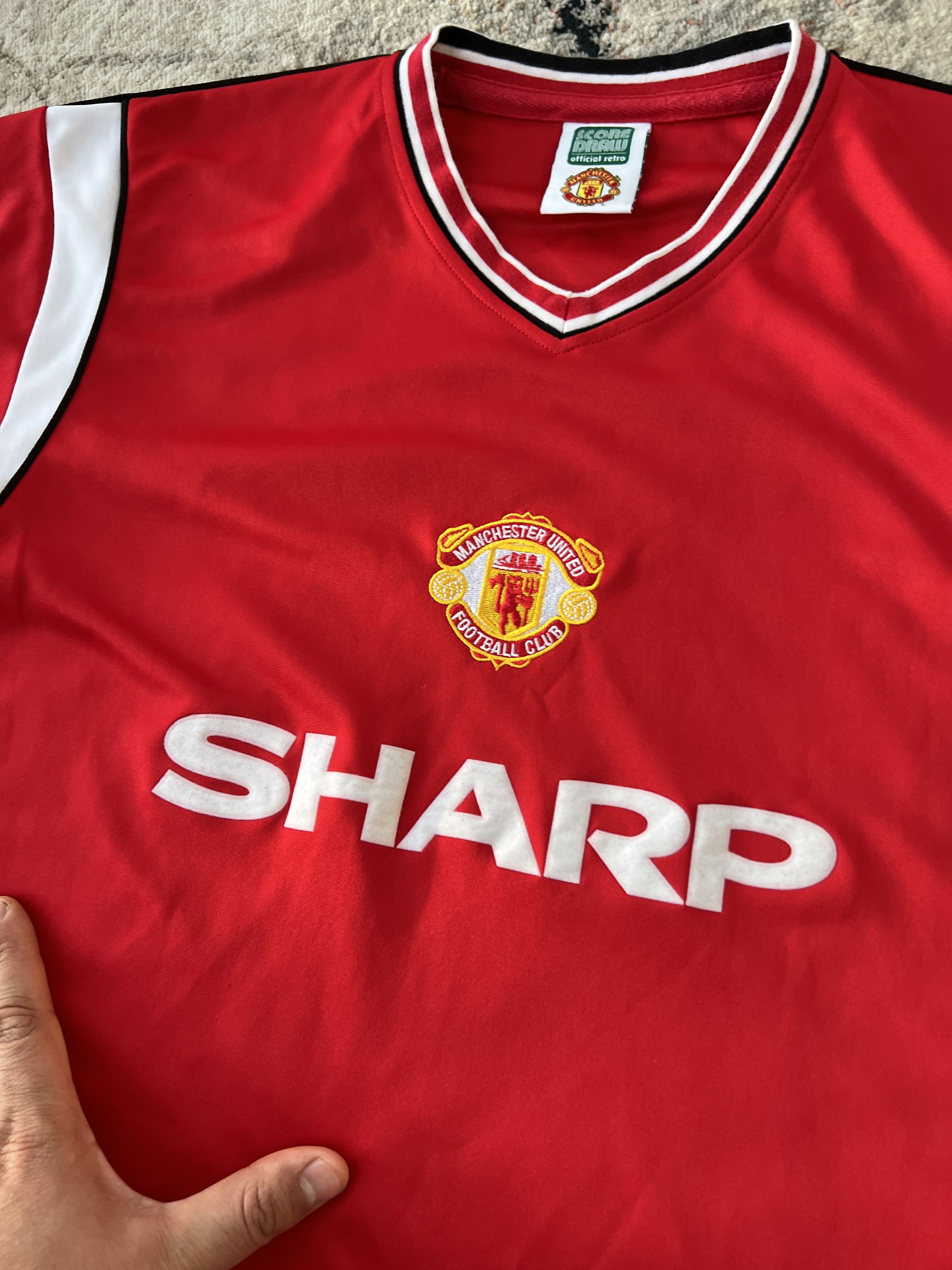 Other Manchester United Retro Sharp Jersey Size US M / EU 48-50 / 2 - 3 Thumbnail
