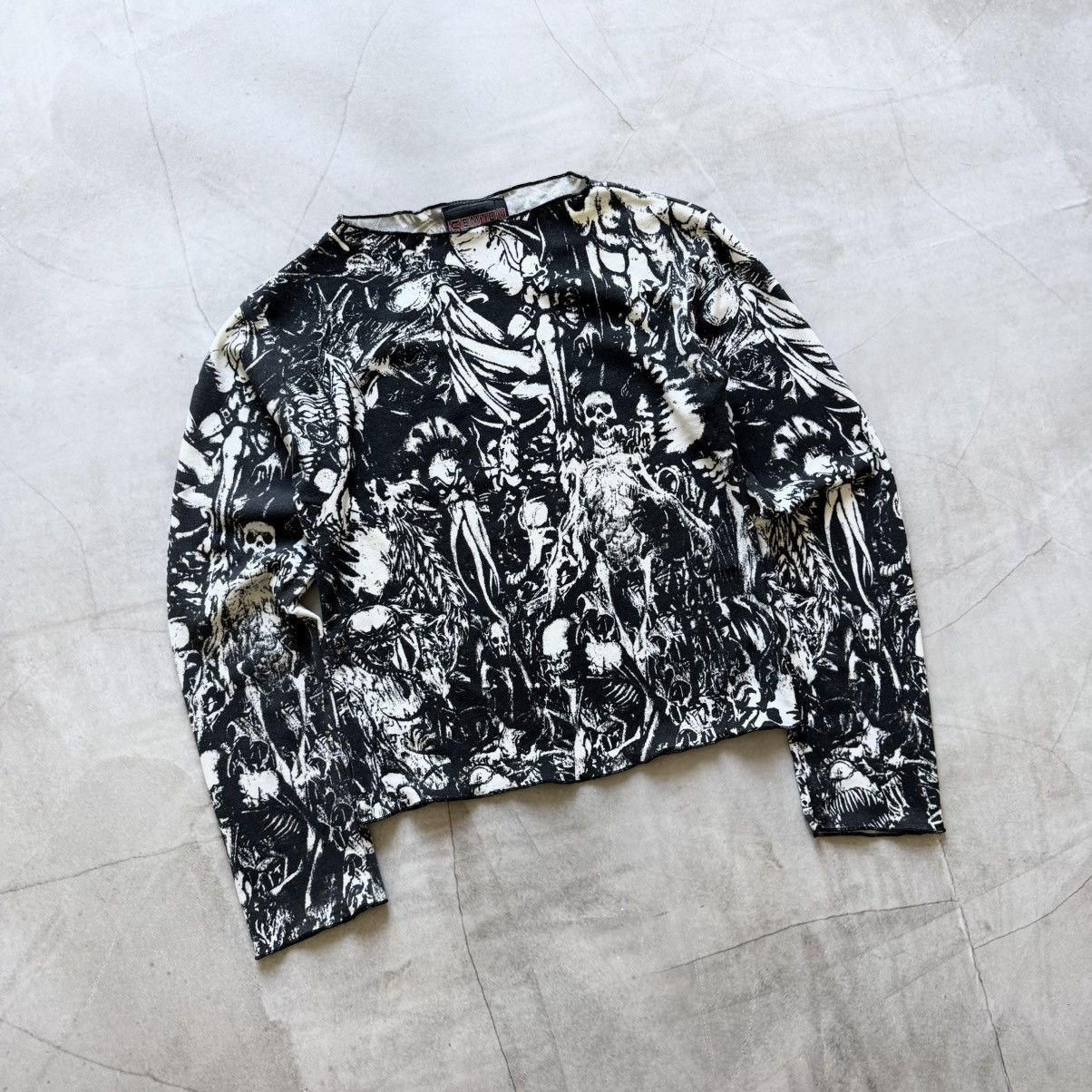 Hysteric Glamour × Undercover Archive Skeleton Long Sleeve T Shirt Hysteric Glamour Style Size S / US 4 / IT 40 - 1 Thumbnail