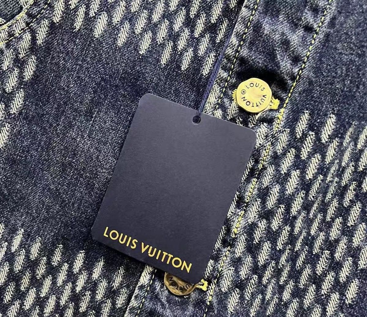 Louis Vuitton × Nigo Louis Vuitton x Nigo 54 Patchwork Monogram Denim Jacket Size US L / EU 52-54 / 3 - 4 Thumbnail