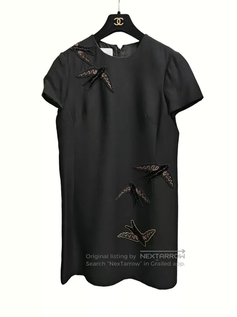 Valentino Valentino Flying swallow studded beaded dress Size S / US 4 / IT 40 - 2 Thumbnail
