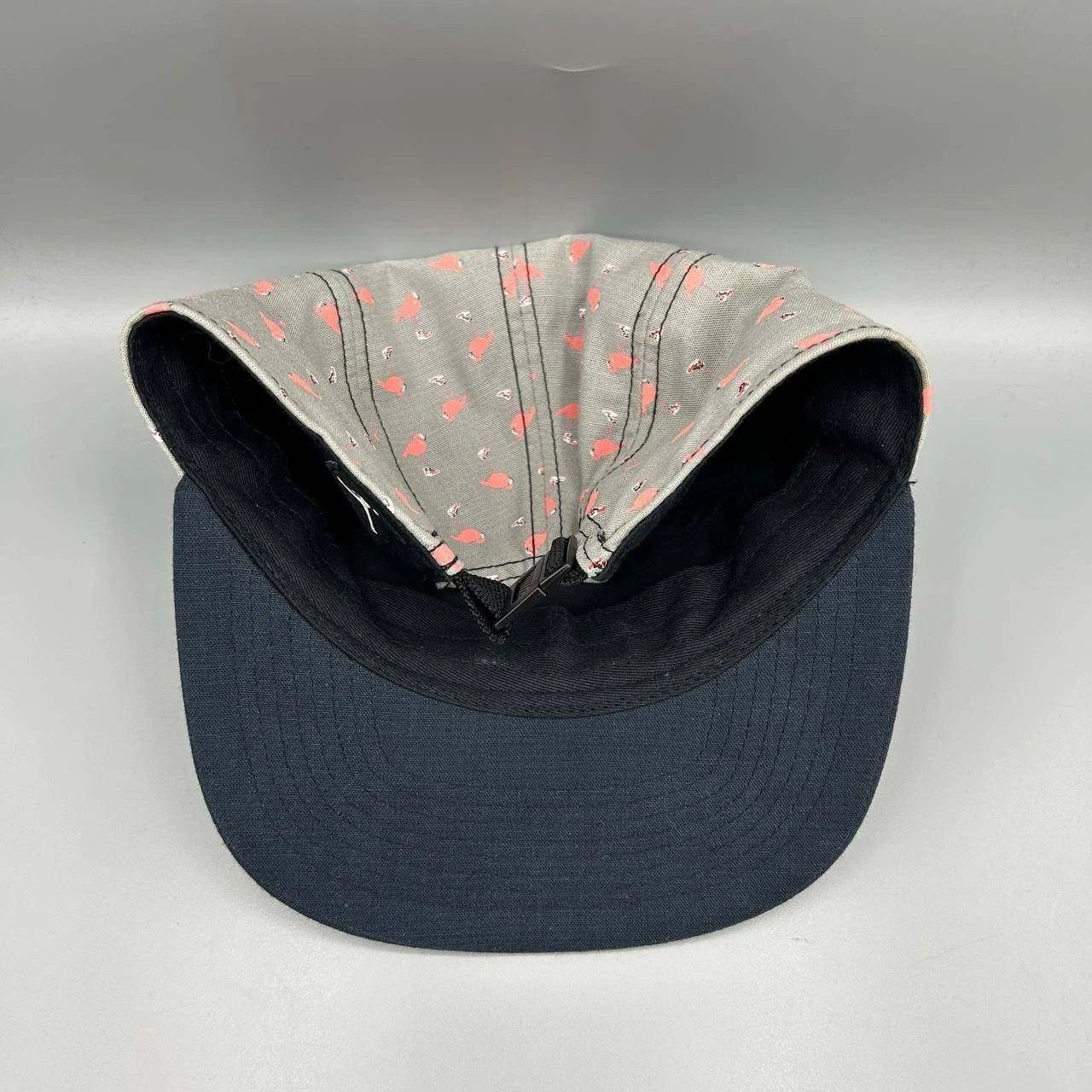 Jordan Brand Air Jordan 5 Panel Hat Men Gray Black Flamingo Strap Back Size ONE SIZE - 8 Thumbnail