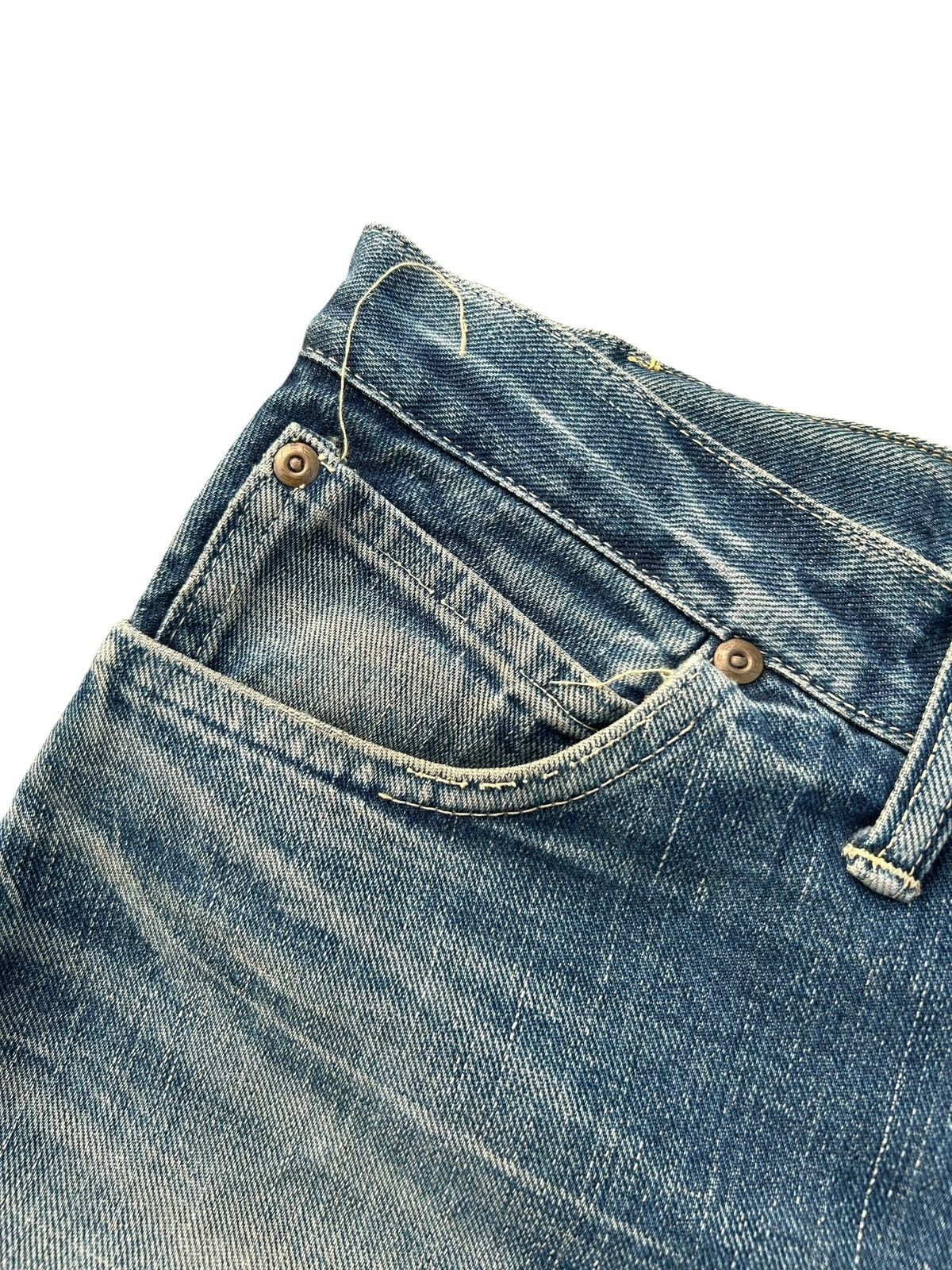 Kapital Vintage Lee Selvedge Japanese Brand Distressed Denim Jeans Size US 31 - 8 Thumbnail