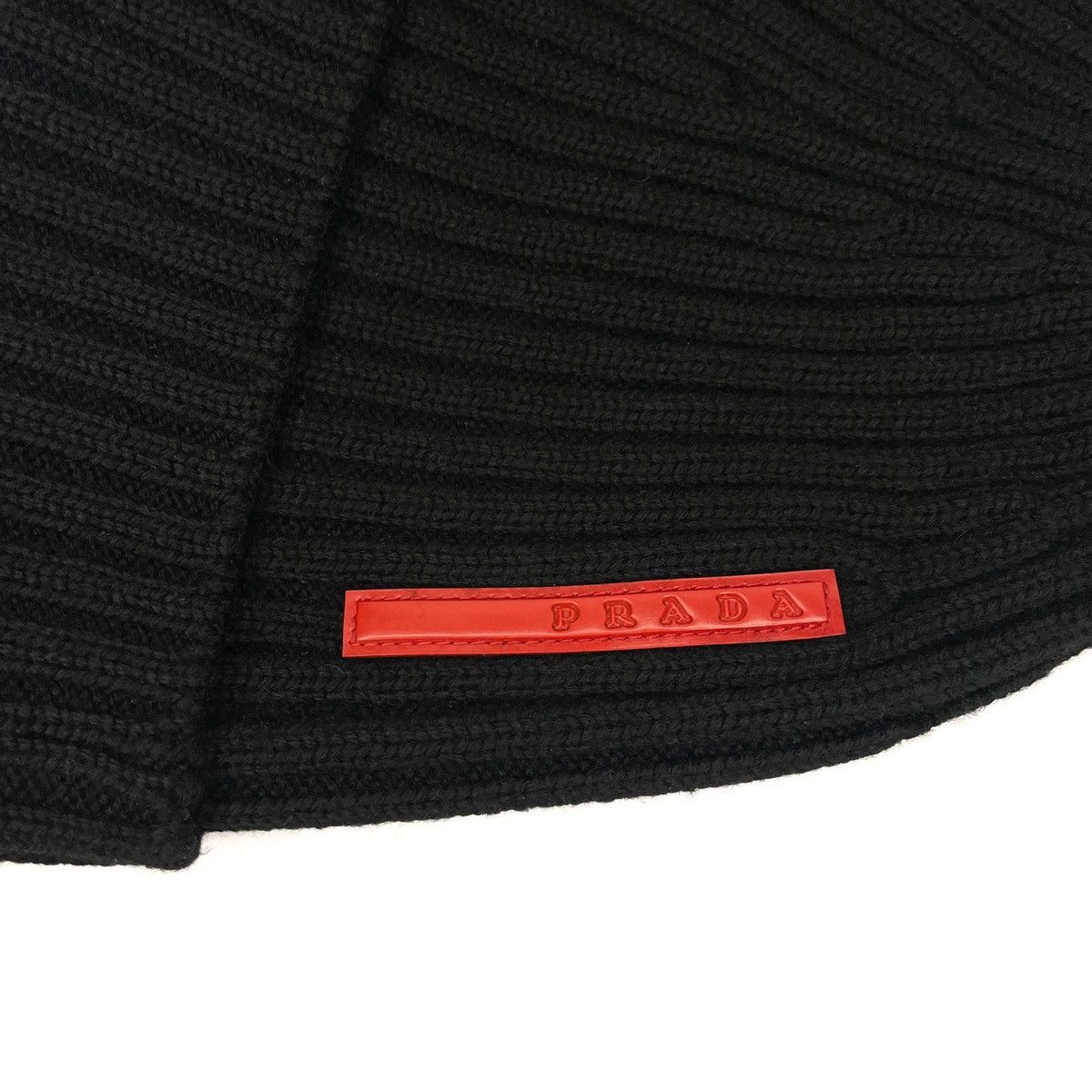 Prada Prada Vintage Wool Ribbed Beanie Hat Size ONE SIZE - 6 Thumbnail