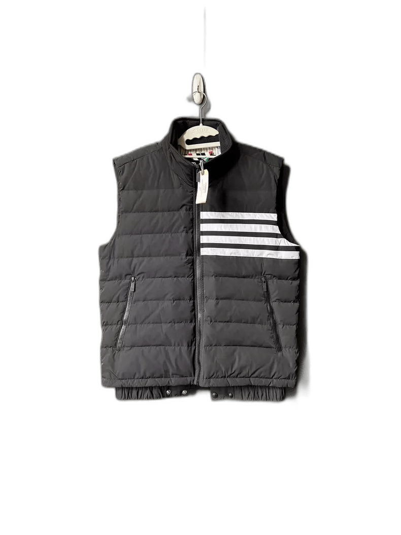 Thom Browne Thom Browne Charcoal Down Vest Size US S / EU 44-46 / 1 - 1 Thumbnail