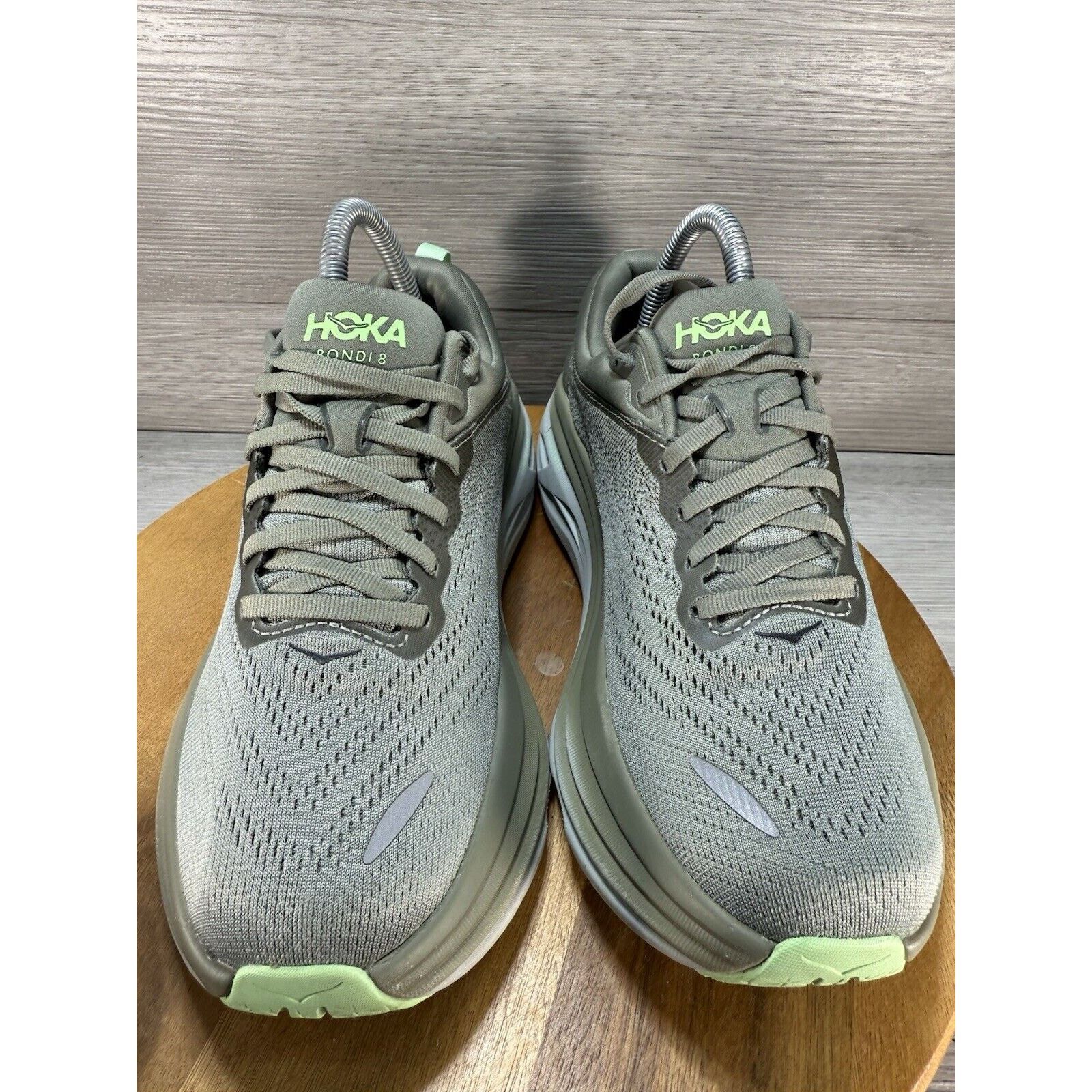 Hoka Hoka One One Bondi 8 Mens Size 7.5 Olive Haze Mercury Size US 7.5 / EU 40-41 - 3 Thumbnail