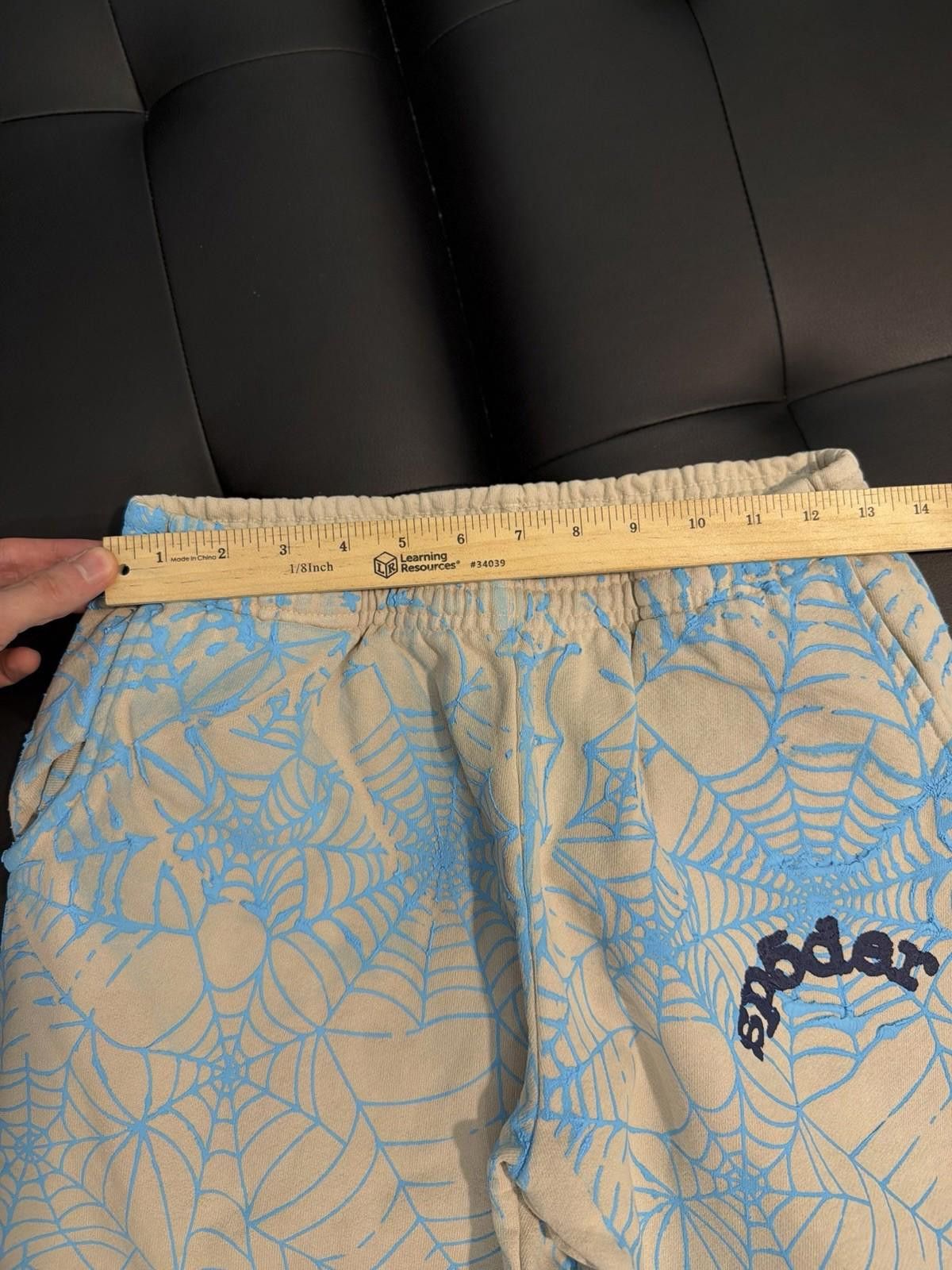 Sp5der Size S - Sp5der Worldwide Blue Sweatpants Spider Authentic Size US 30 / EU 46 - 9 Thumbnail