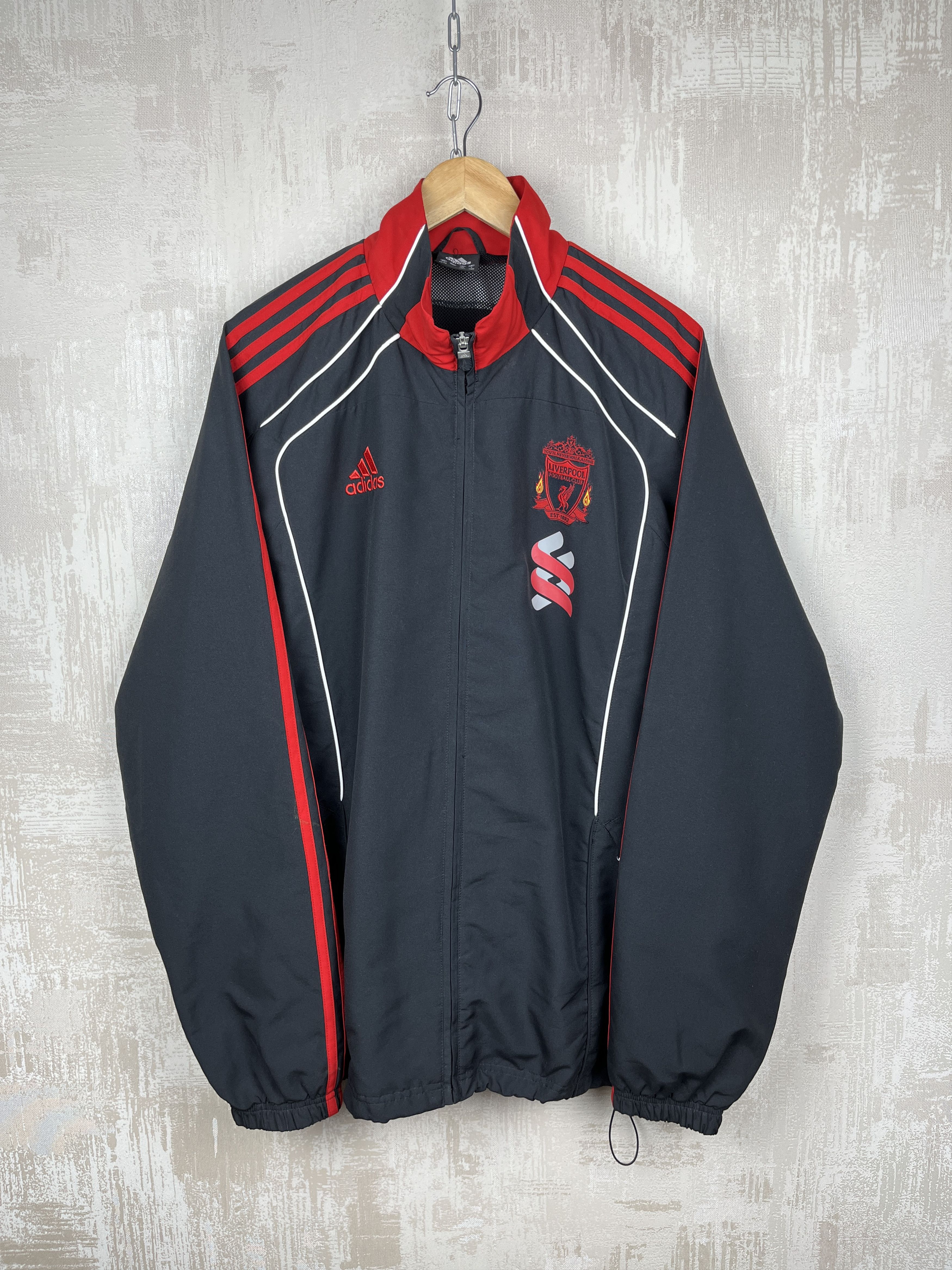 Vintage Liverpool FC 2009 2010 Football Soccer Training Jacket Size US XXL / EU 58 / 5 - 10 Thumbnail