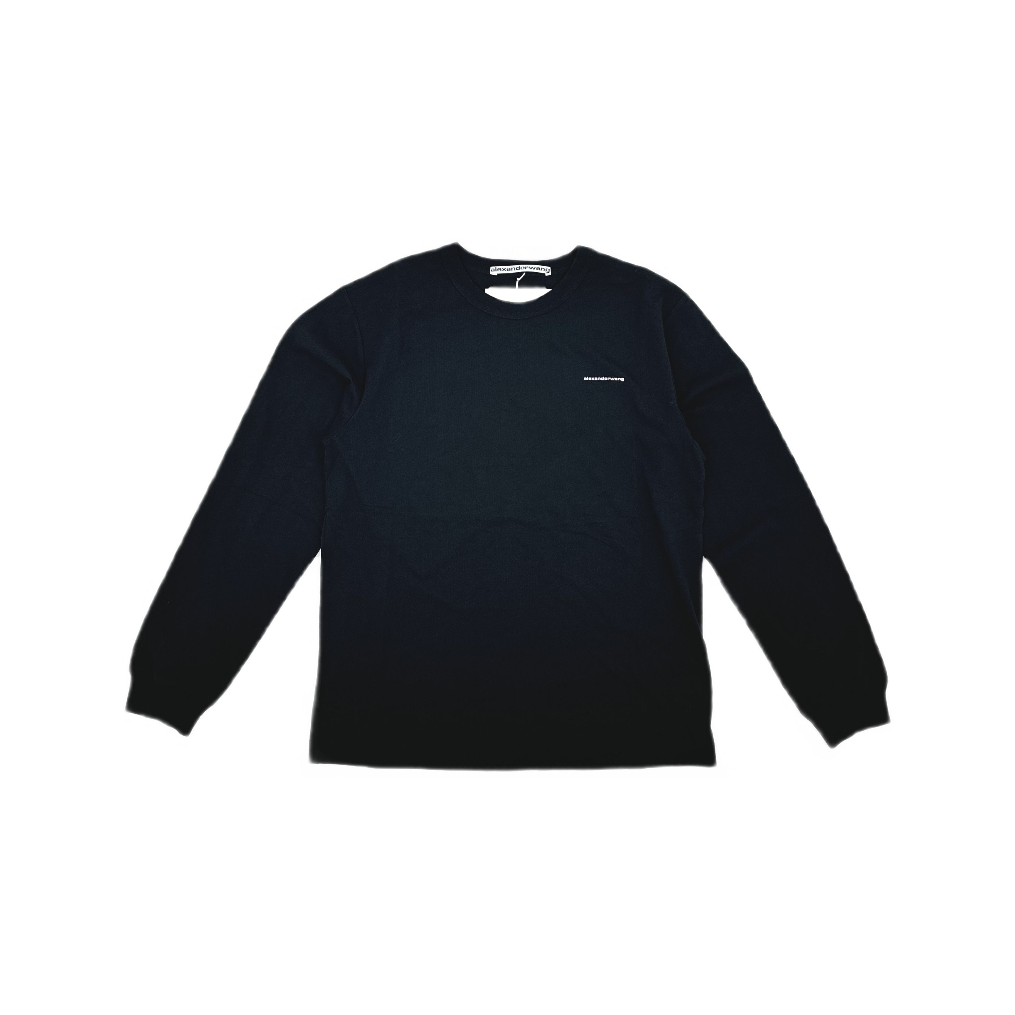 Alexander Wang Alexander Wang Logo Long Sleeve T-Shirt Black M Size US M / EU 48-50 / 2 - 1 Thumbnail