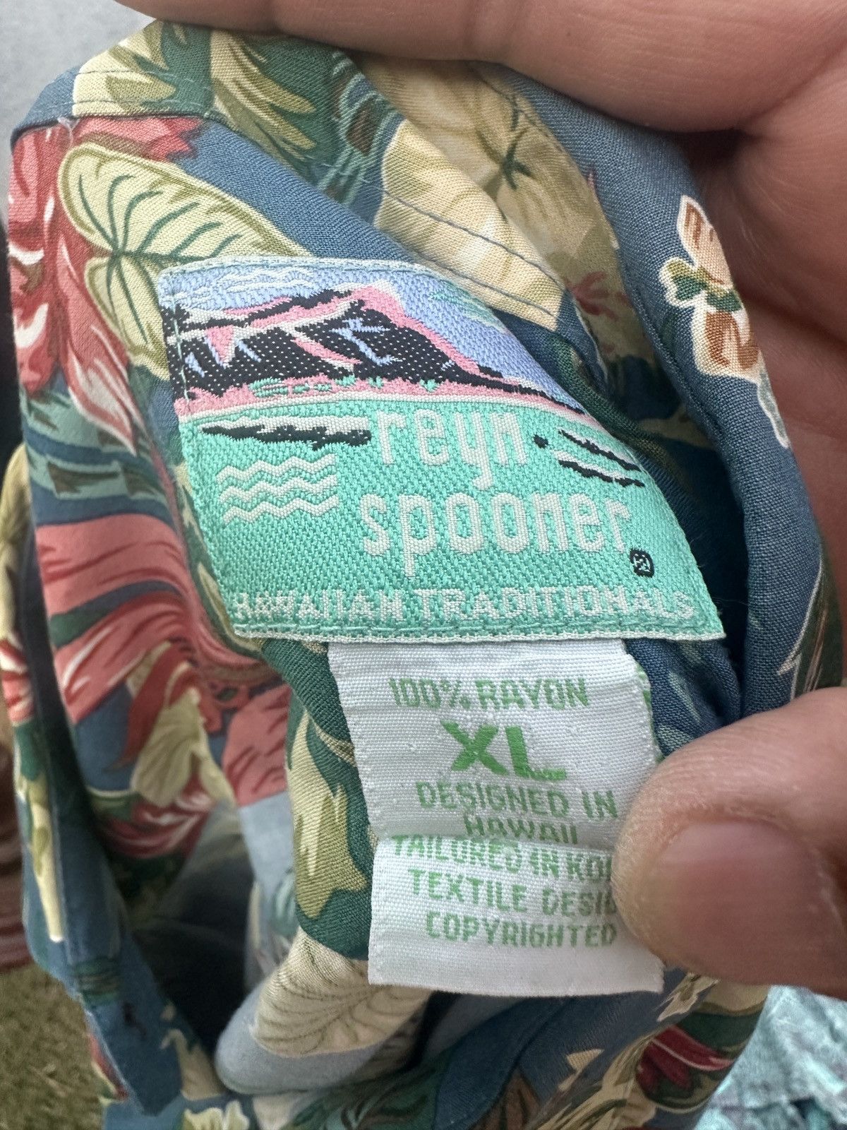 Reyn Spooner PreOwned Reyn Spooner Hawaiian Print Multicolored Men's XL Size US XL / EU 56 / 4 - 4 Thumbnail