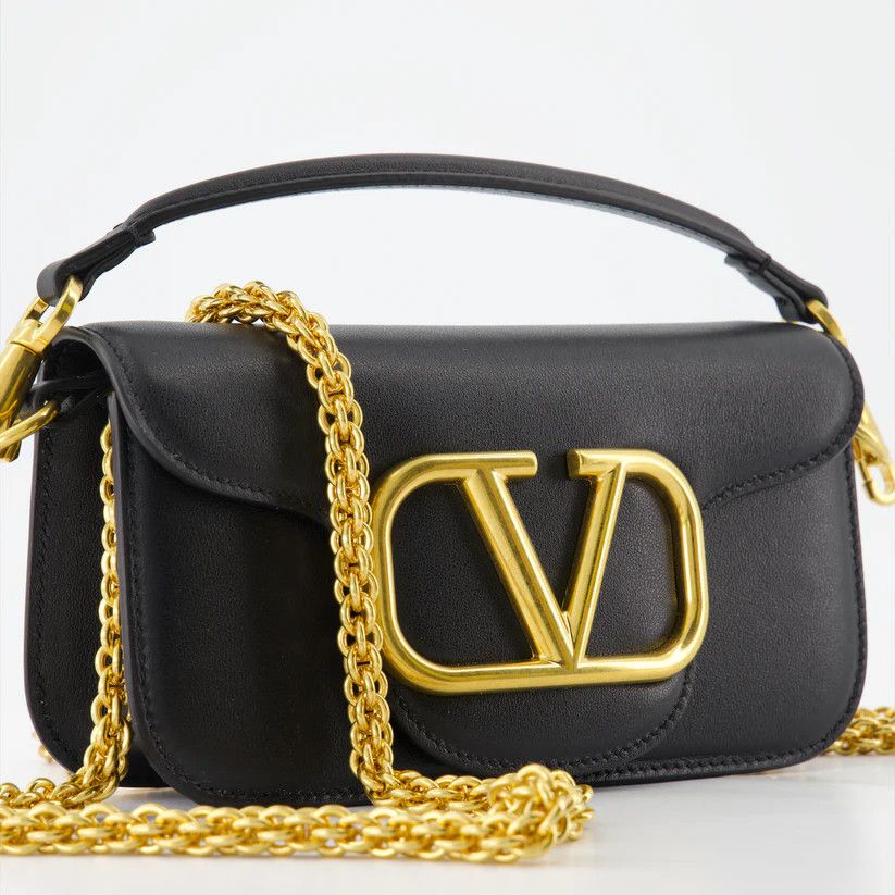 Valentino o1s22i1n0924 Size: OS / Small Locò Shoulder Bag in Black Size ONE SIZE - 5 Thumbnail