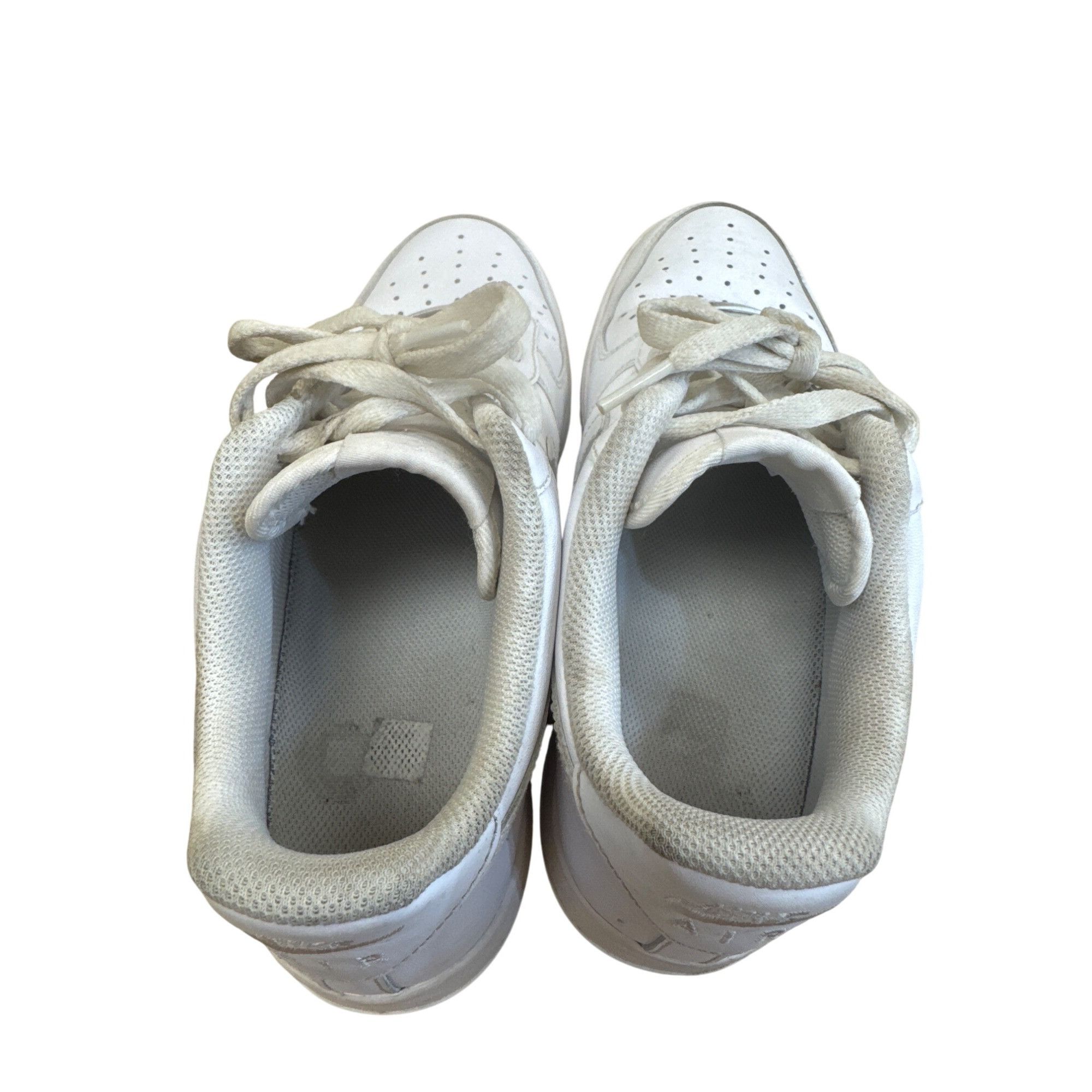 Nike Nike Air Force 1 Mens white leather Low-Top Sneakers shoes S Size US 9 / EU 42 - 11 Thumbnail
