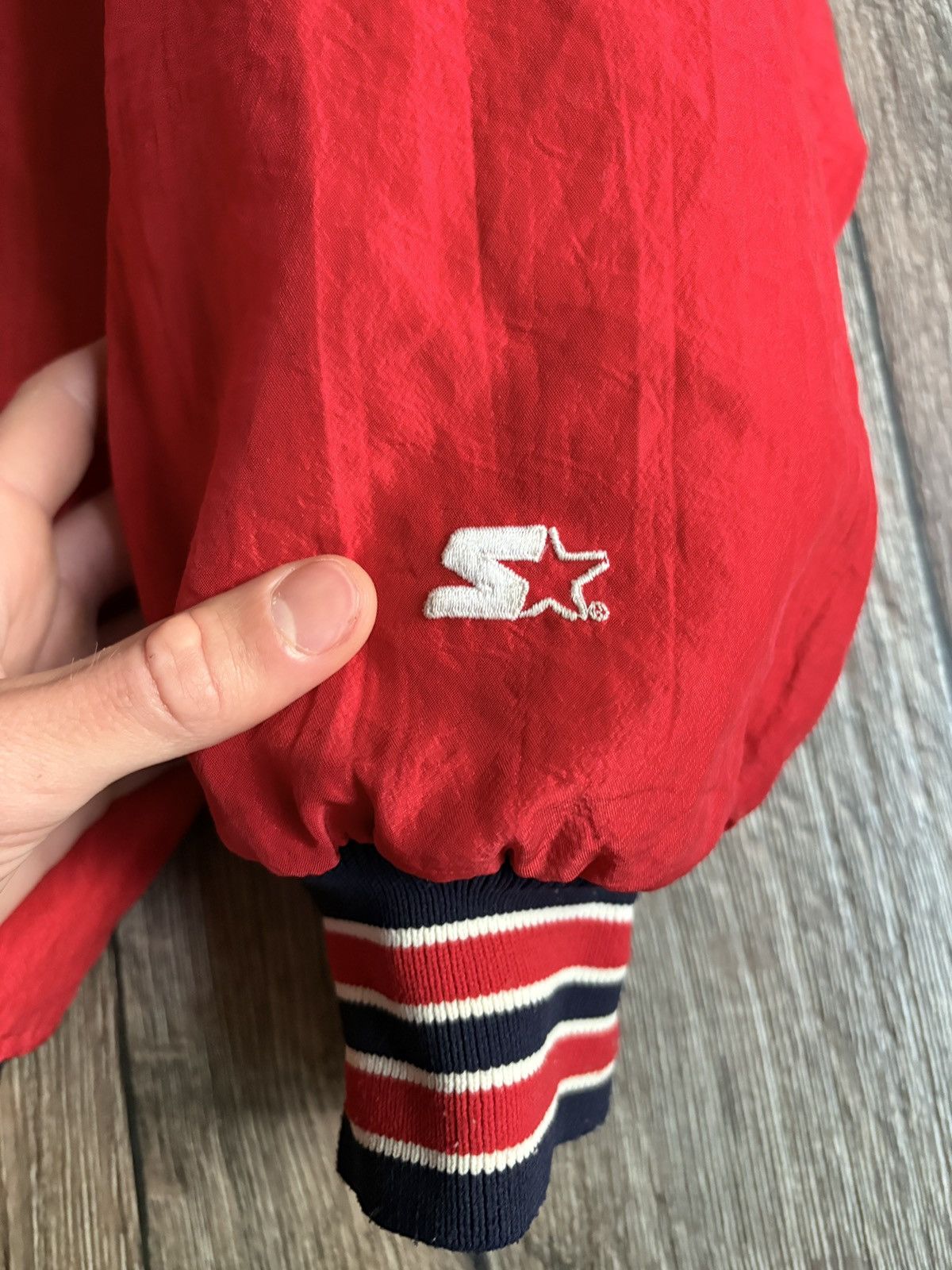 Starter St Louis Cardinals Vintage 80s Starter Satin Bomber Jacket Size US S / EU 44-46 / 1 - 10 Thumbnail