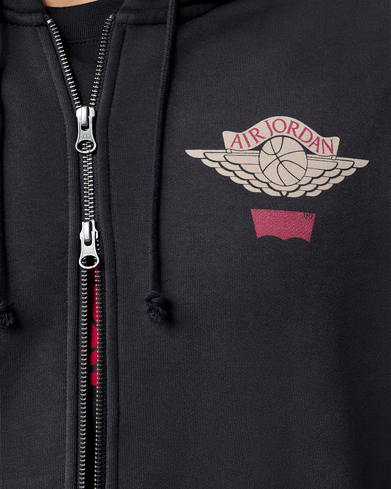 Levi's × Nike Nike Air Jordan x Levi’s Full Zip Hoodie Small IM6734-010 Size US S / EU 44-46 / 1 - 21 Thumbnail