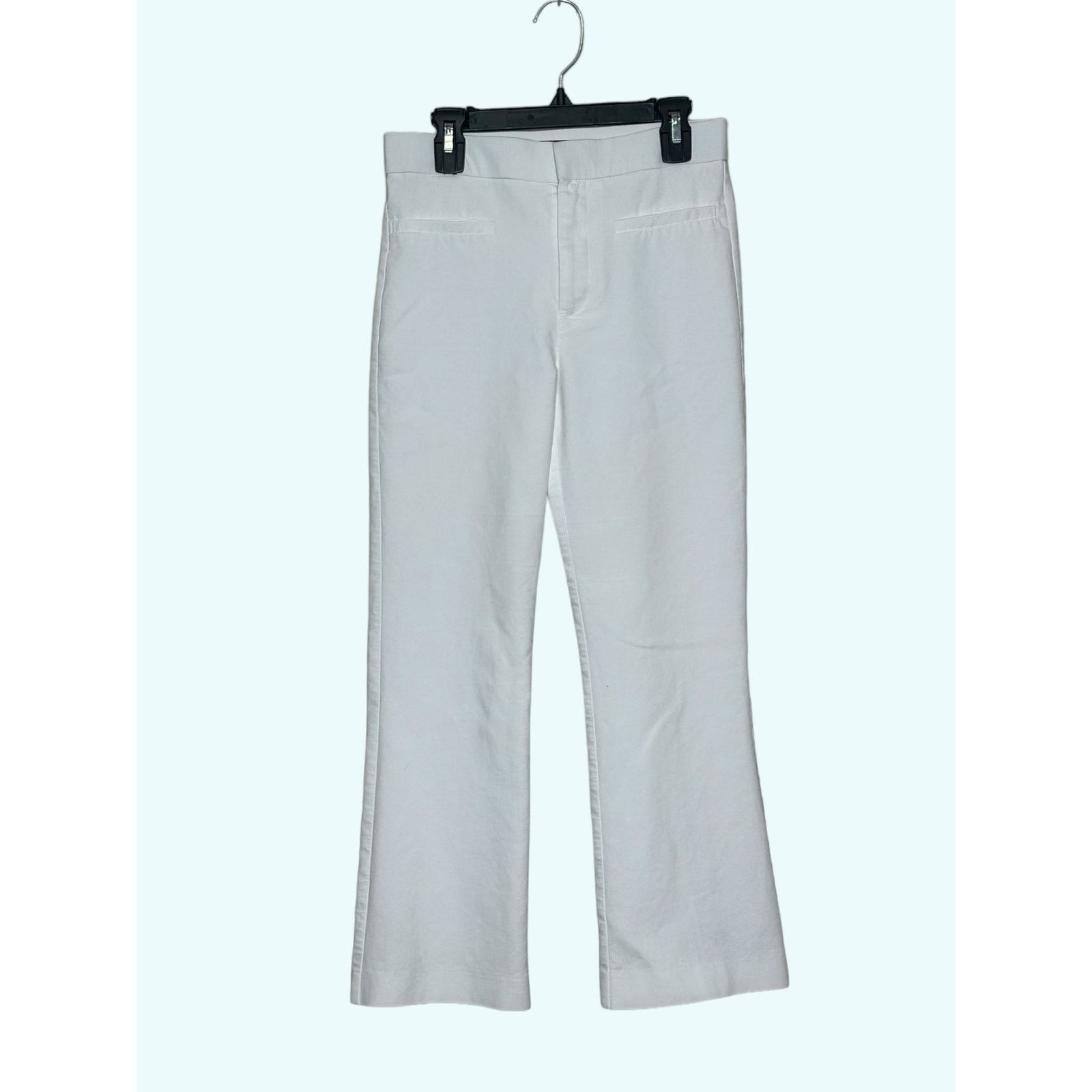 Zara Zara white straight legs ankle pants size XS Size 27" / US 4 / IT 40 - 1 Thumbnail