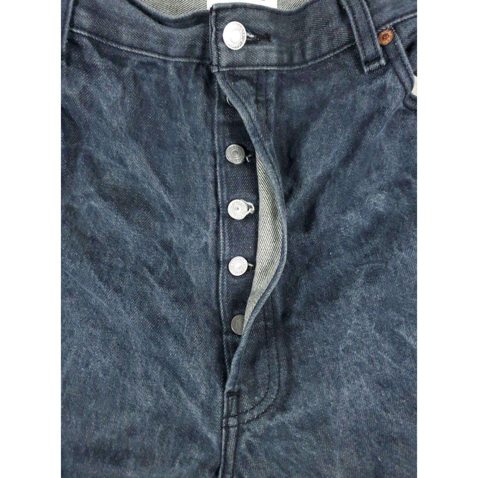 Levi's Levi's 501 Jeans Mens 42x32 Blue Straight Leg Denim Pants Size US 42 / EU 58 - 6 Thumbnail