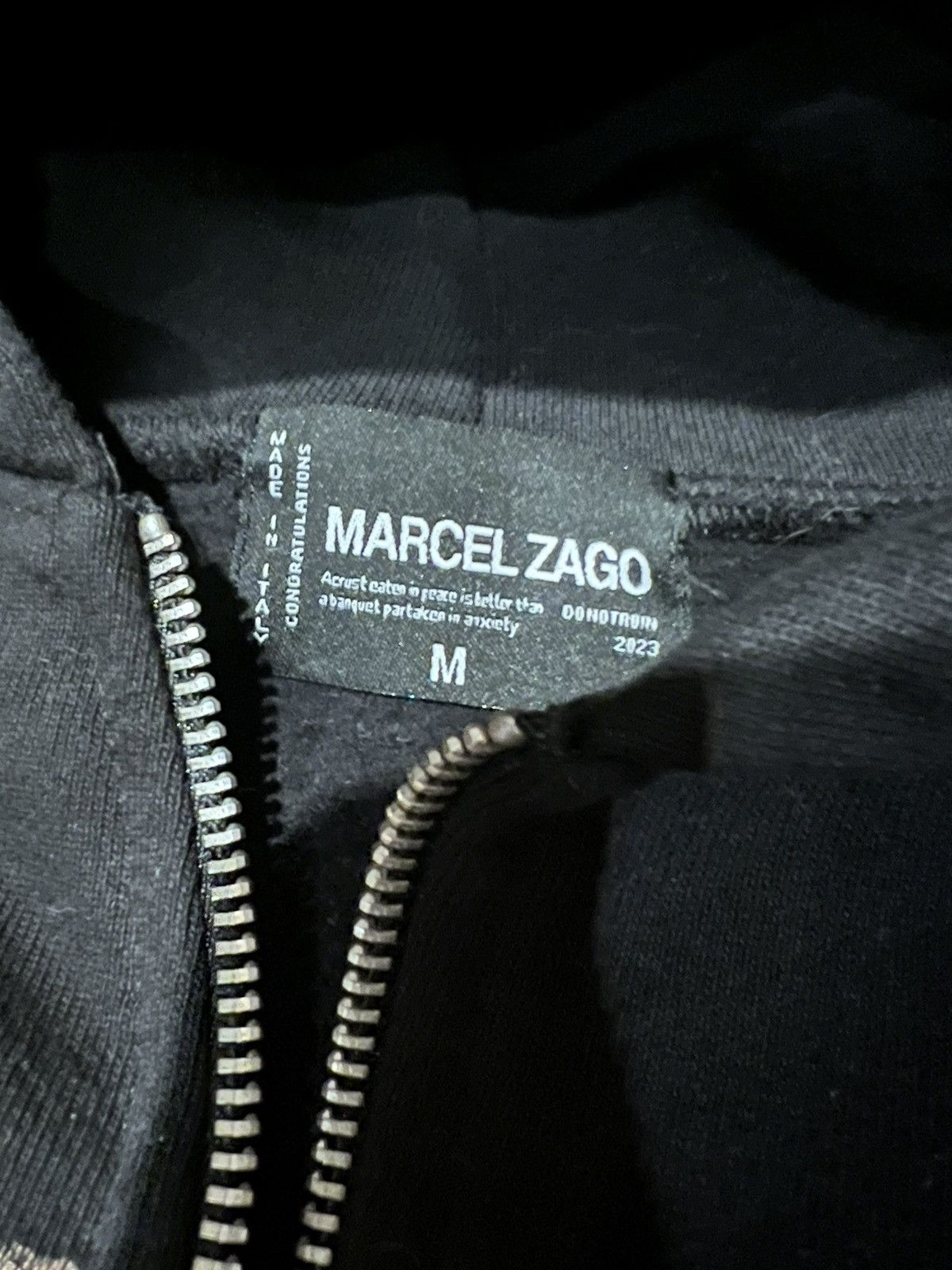 Marcel Zago Cry Zip-up | Marcel Zago Size US M / EU 48-50 / 2 - 3 Thumbnail