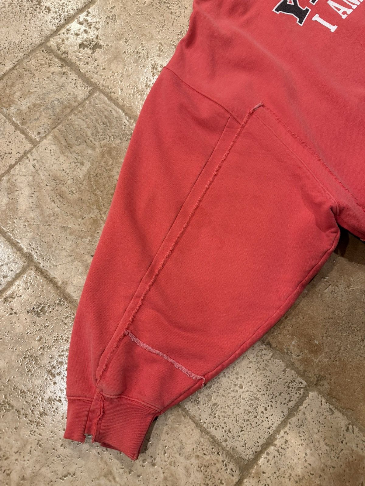 Vetements Vetements Reconstructed Fan Yes I Am Print Red Zip Up Hoodie Size US S / EU 44-46 / 1 - 13 Thumbnail