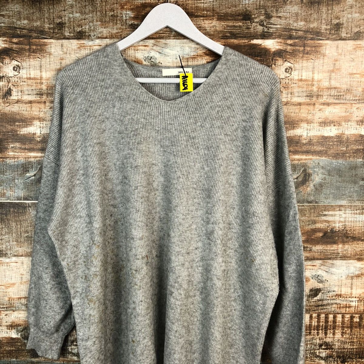Homespun Knitwear Shoo La Rue Grey baggie Knitwear #A1654 Size US M / EU 48-50 / 2 - 5 Thumbnail