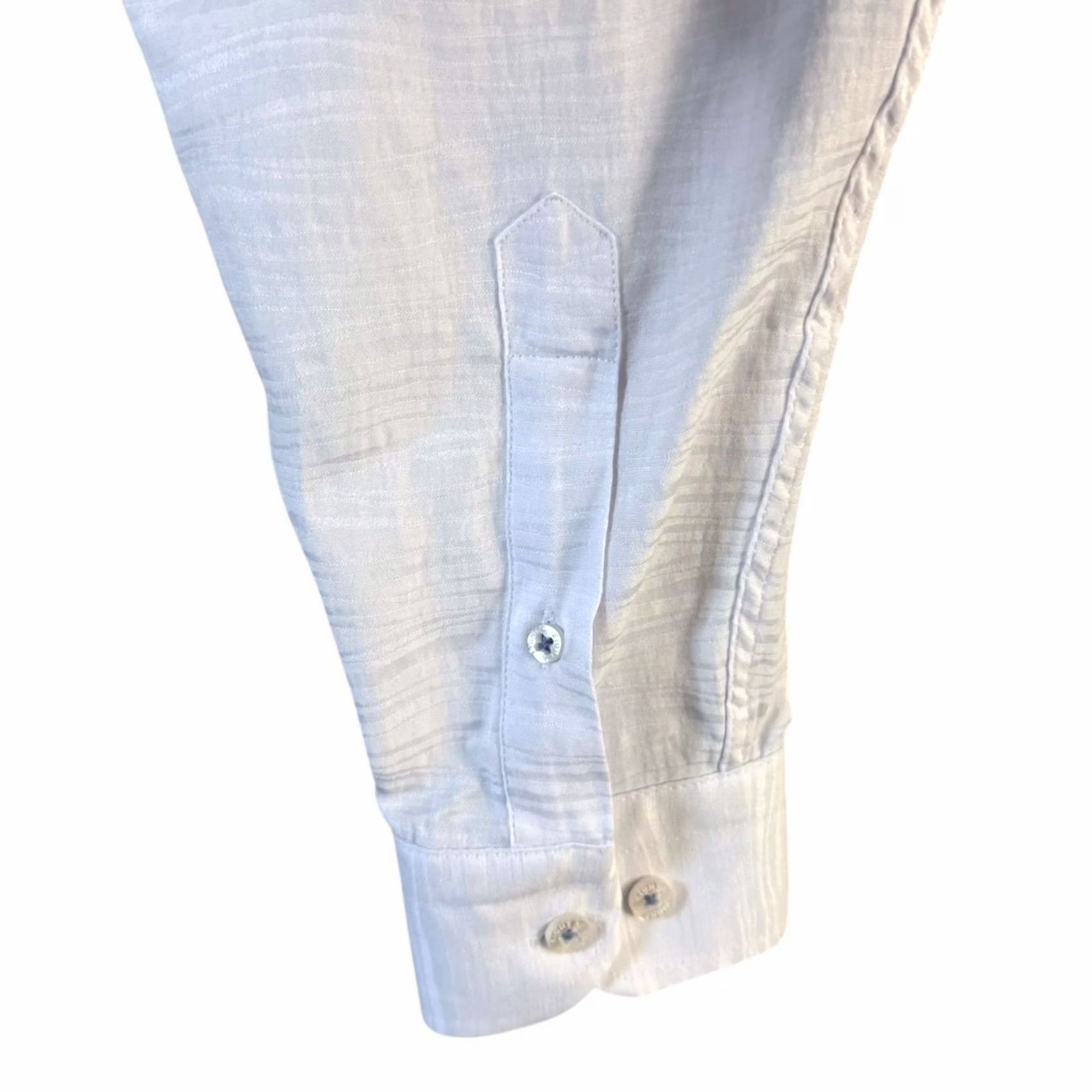 Eight X Buckle Eight X Hidden Button Down Long-Sleeve Shirt White Men XXL Classic-Fit Size US XXL / EU 58 / 5 - 7 Thumbnail