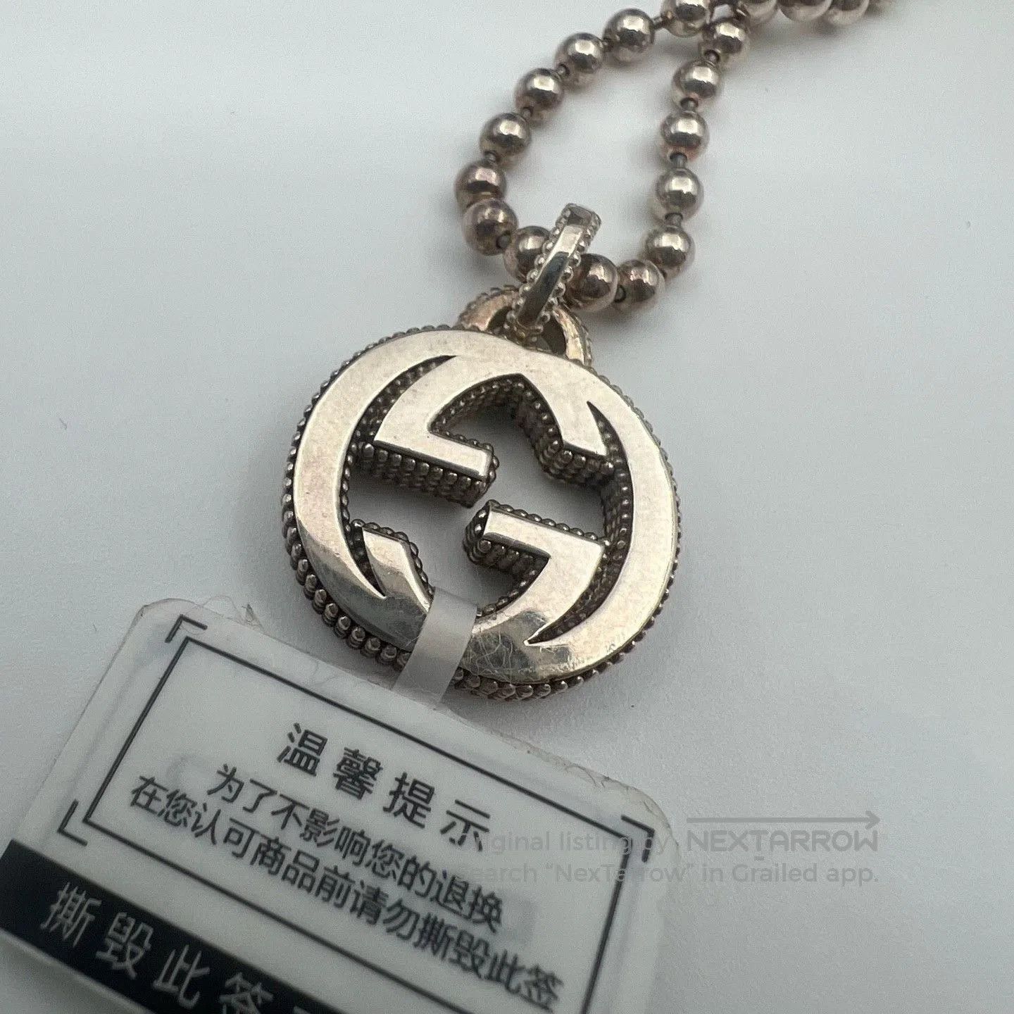 Gucci Gucci Silver Double G Necklace. Size ONE SIZE - 4 Thumbnail