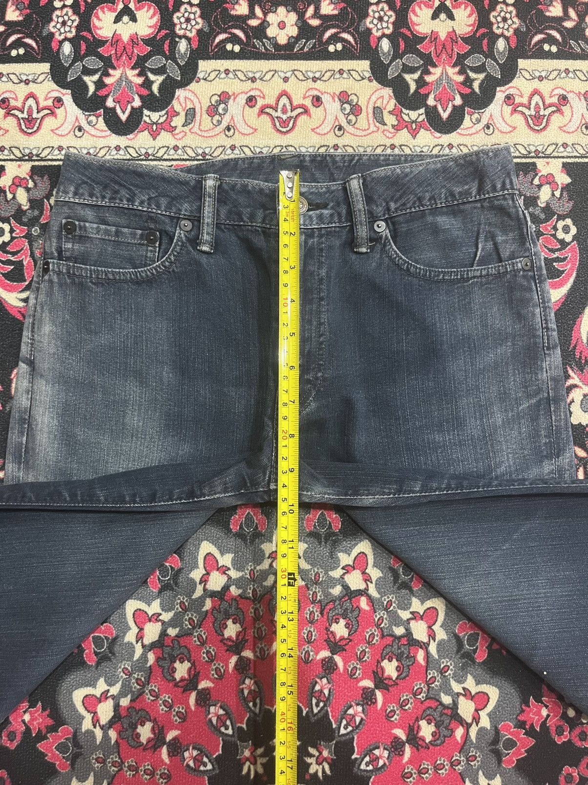 45rpm Vintage Japanese Brand 45RPM Dark Sand Washed Straight Jeans Size US 28 / EU 44 - 14 Thumbnail