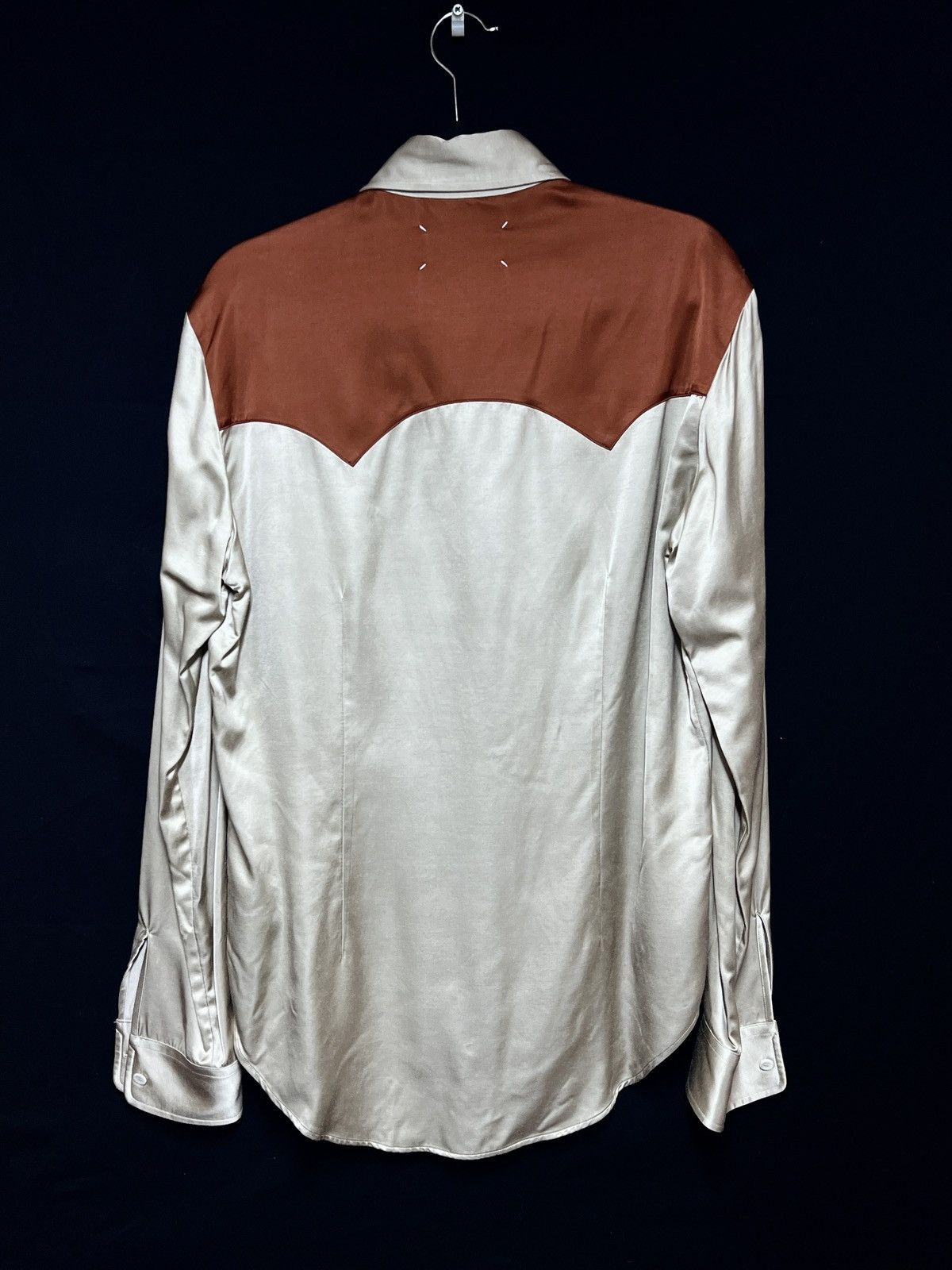 Maison Margiela 18ad Replica Satin Shirt Size 40L - 2 Thumbnail