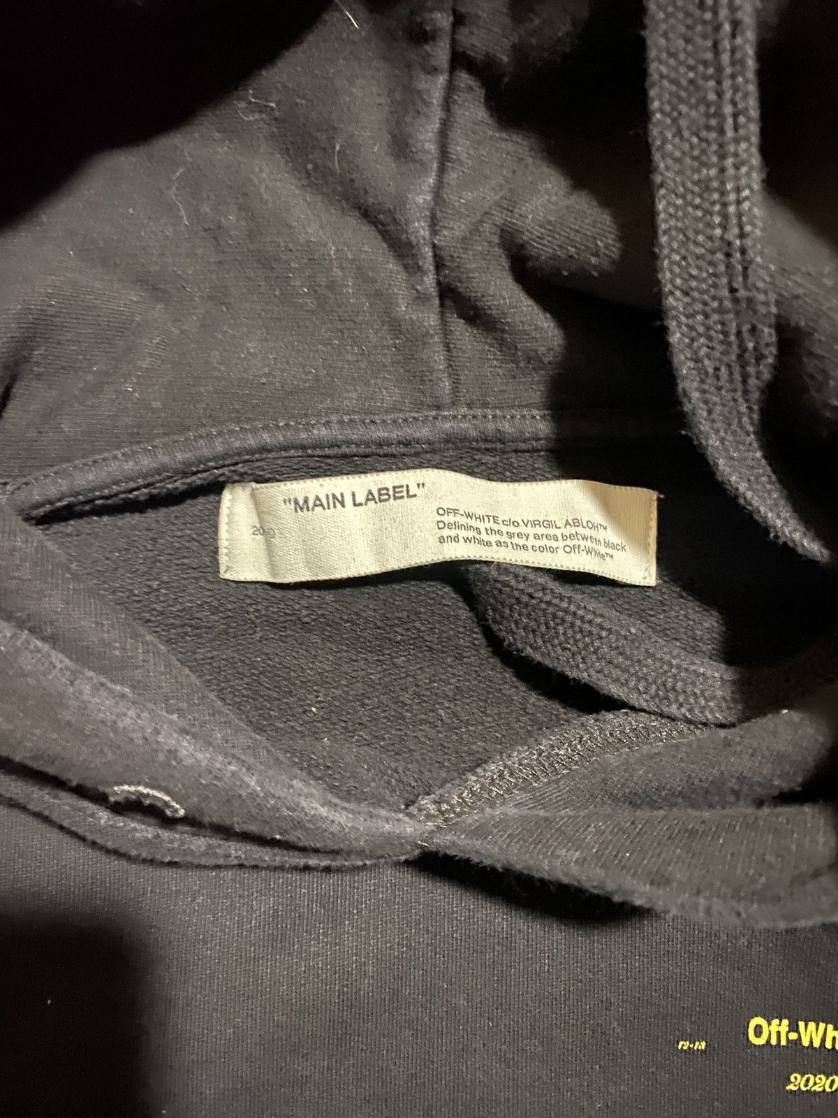 Off-White Off White Acrylic Arrows Layered Hoodie Size US L / EU 52-54 / 3 - 4 Thumbnail
