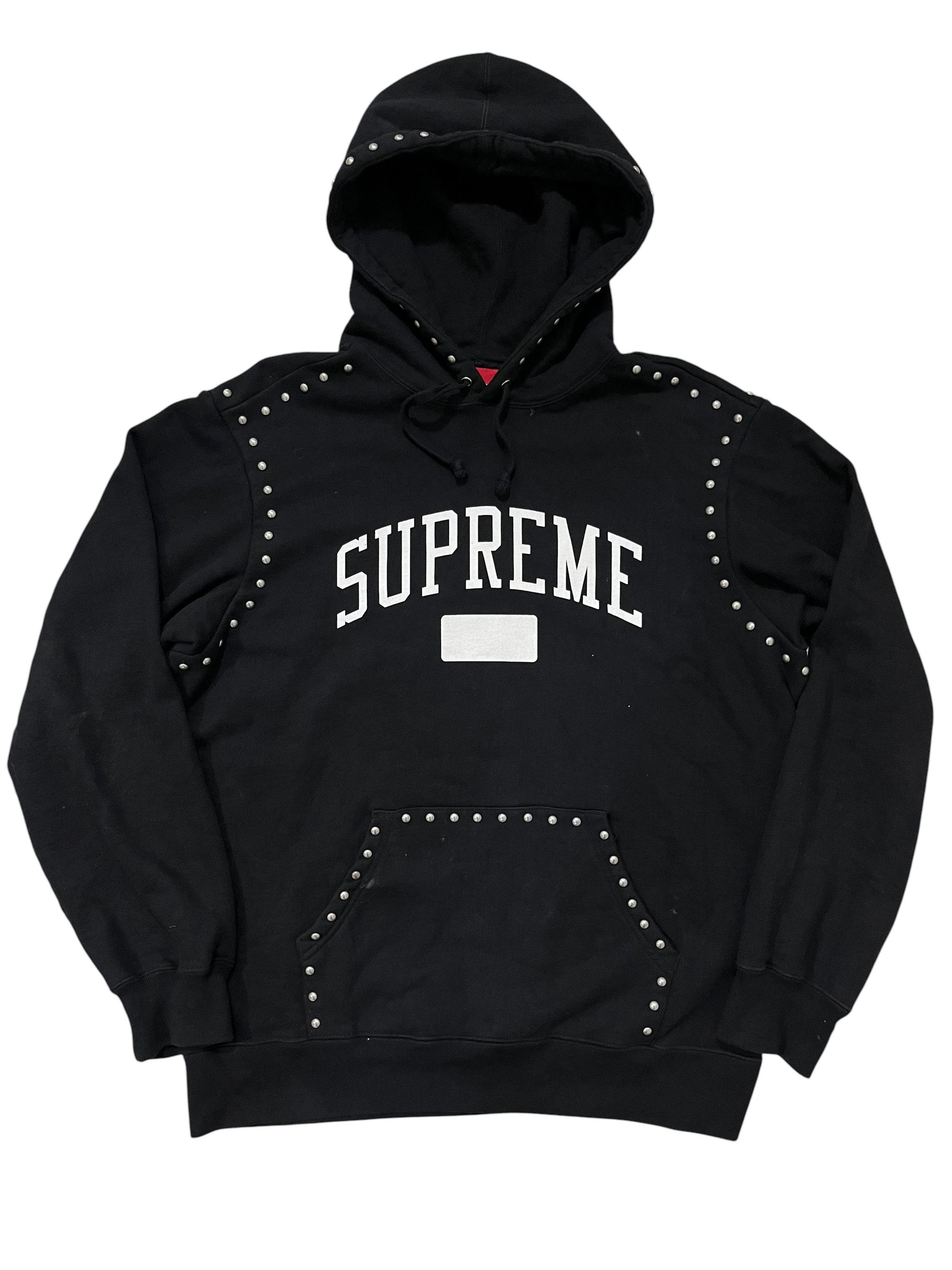 Supreme Supreme Studded Black Hoodie Size US M / EU 48-50 / 2 - 2 Thumbnail