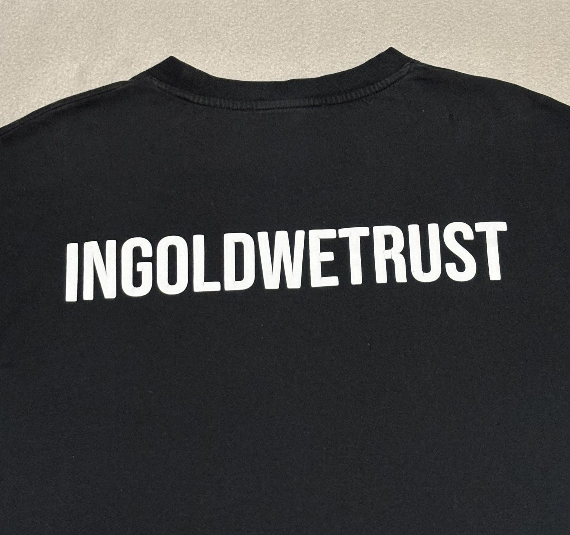 IN GOLD WE TRUST PARIS In Gold We Trust Black T-Shirt size M Size US M / EU 48-50 / 2 - 12 Thumbnail