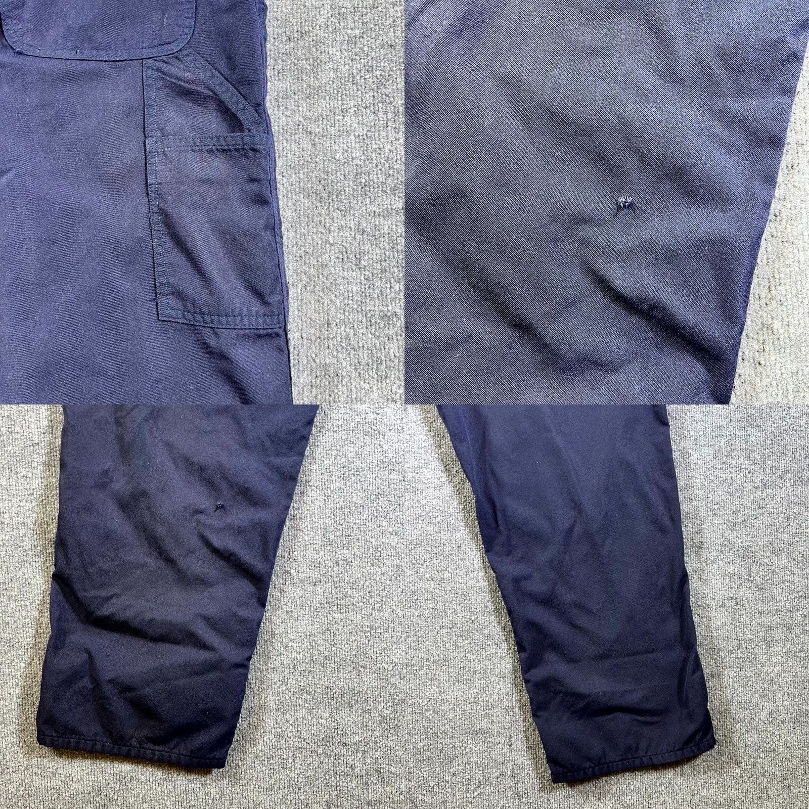 Carhartt Carhartt Mens Blue Carpenter Pants 44x32 Flame Resistant Workwear Straight Leg Pants Size US 44 / EU 60 - 10 Thumbnail