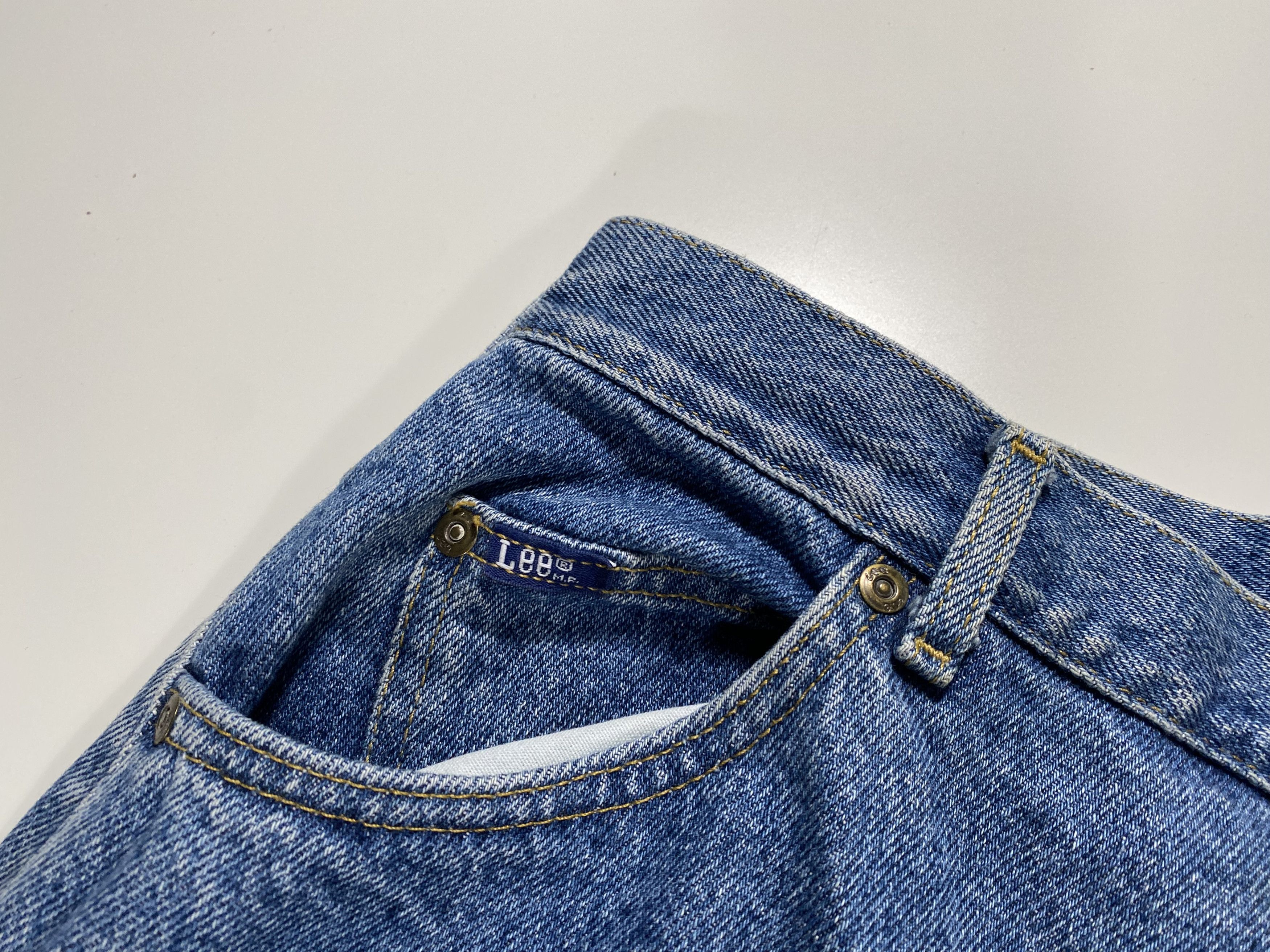 Lee Vintage 80s Union Made Lee Riders Relaxed fit jeans 31x27 Size 31" - 3 Thumbnail