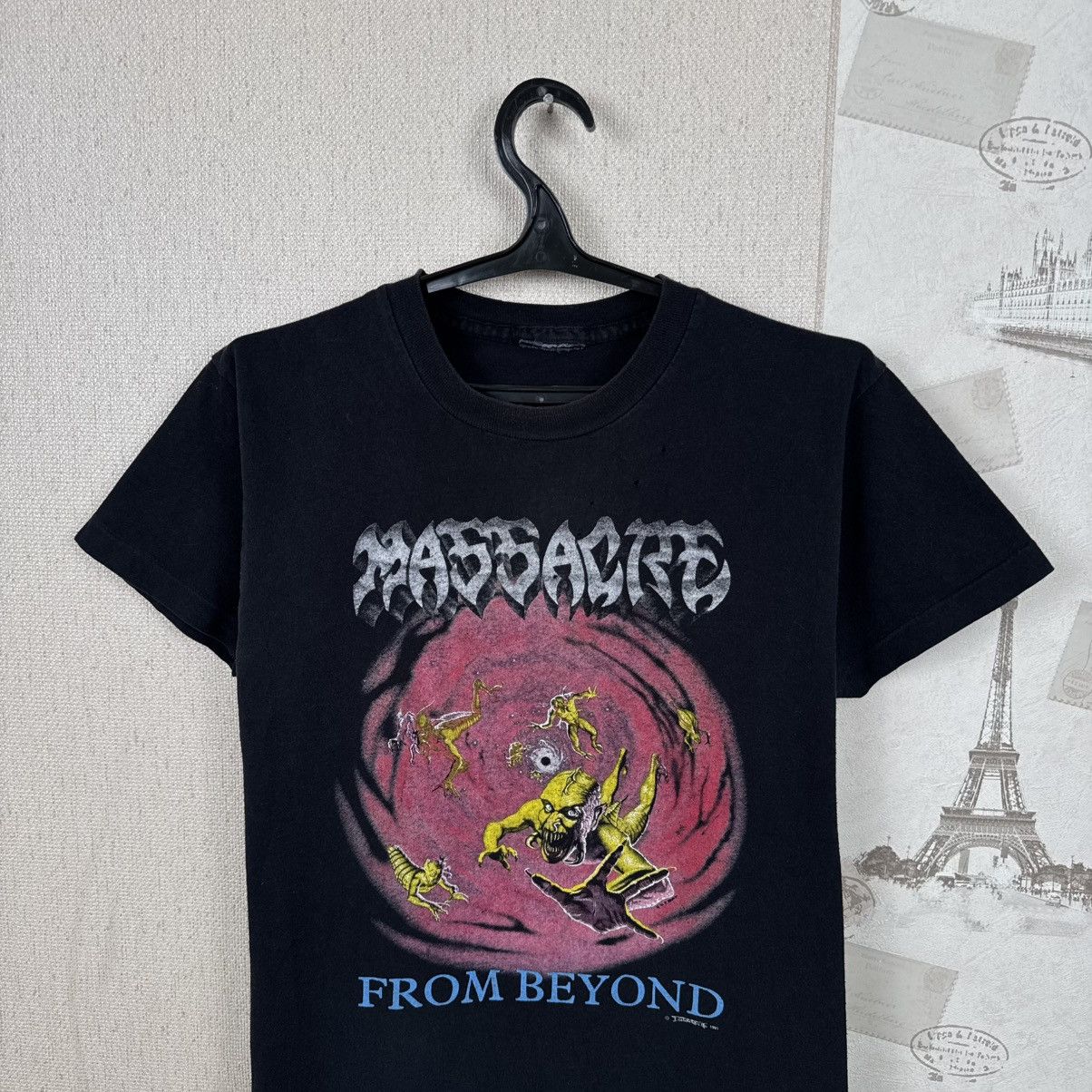 Other Vintage Massacre Band T shirt 1991 From Beyond Rock Metal Size US M / EU 48-50 / 2 - 10 Thumbnail