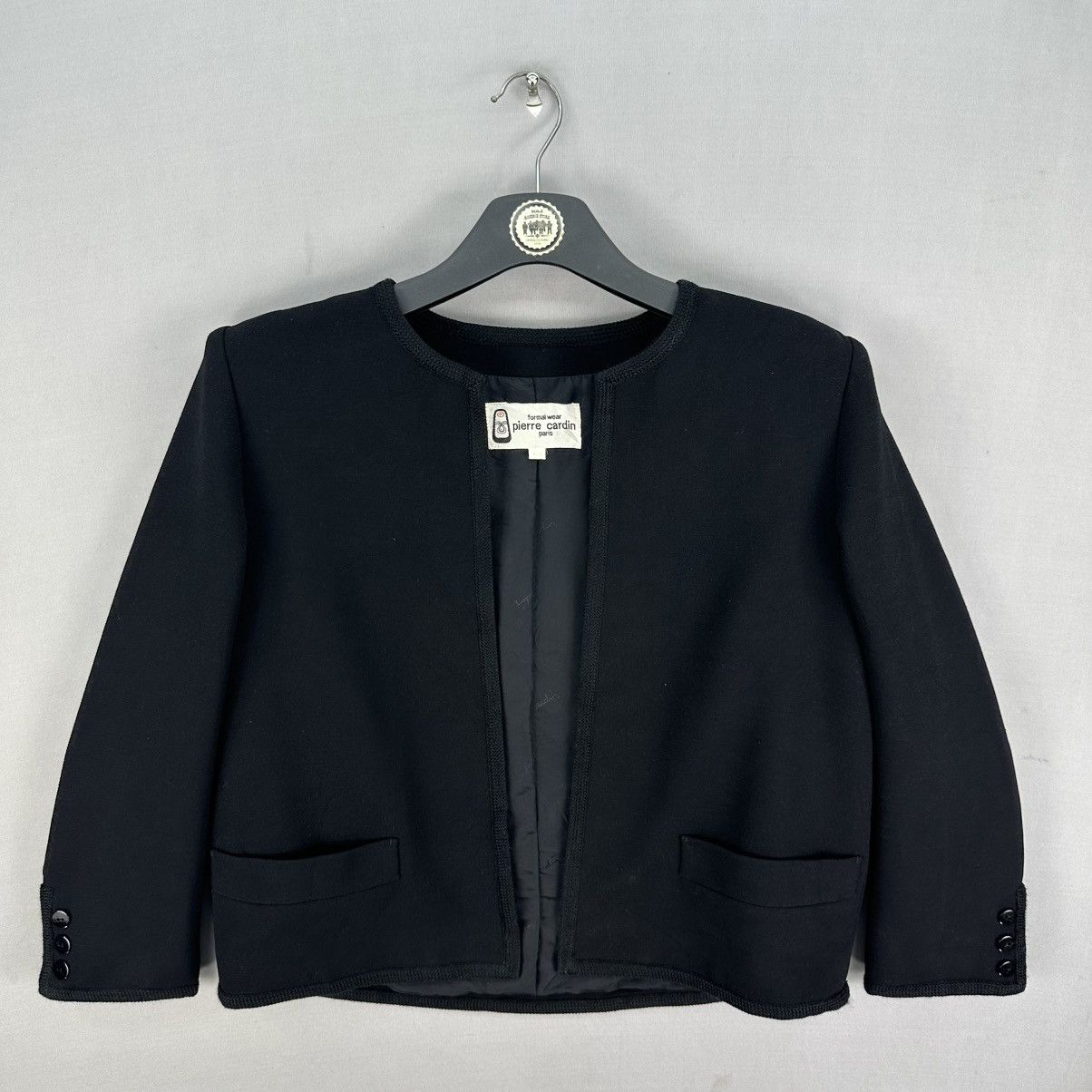 Pierre Cardin Vintage 90's Formal Wear Pierre Cardin Paris Cardigan Jacket Size XS / US 0-2 / IT 36-38 - 1 Thumbnail