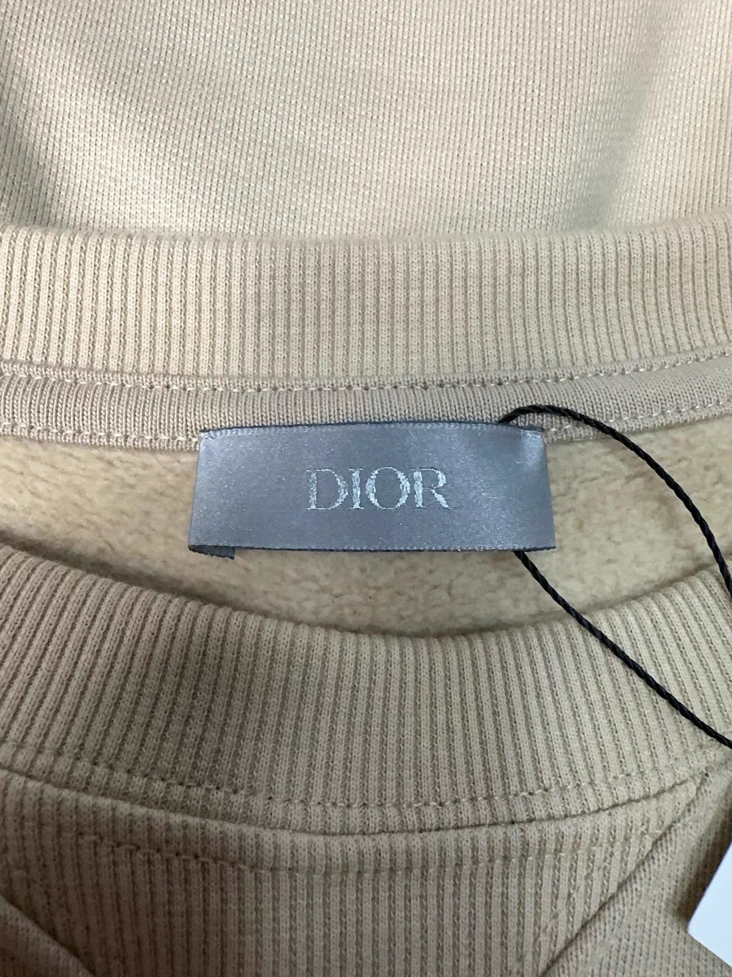 Dior DIOR FW23 Solid Color Logo Embroidered Ribbed Sweatshirt K2 Size US XXL / EU 58 / 5 - 3 Thumbnail