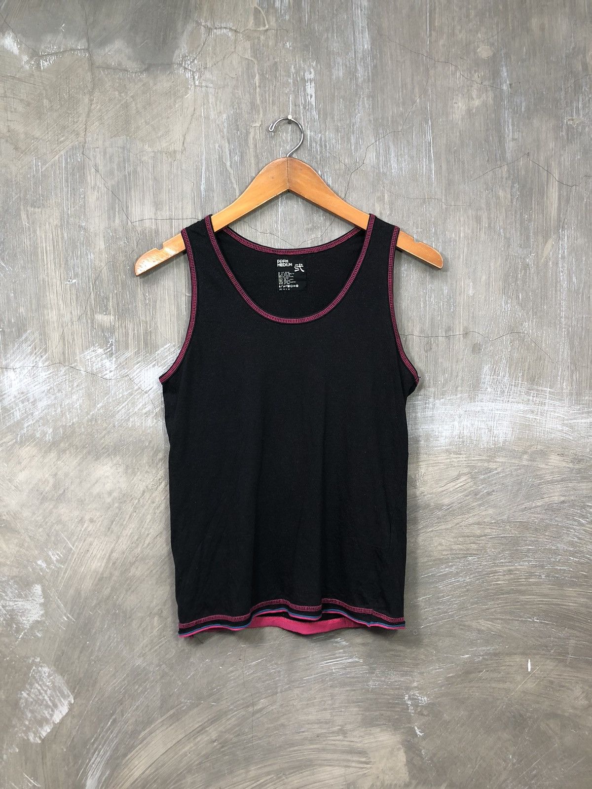 Japanese Brand PPFM Black Pink Tanktop Size M / US 6-8 / IT 42-44 - 1 Thumbnail