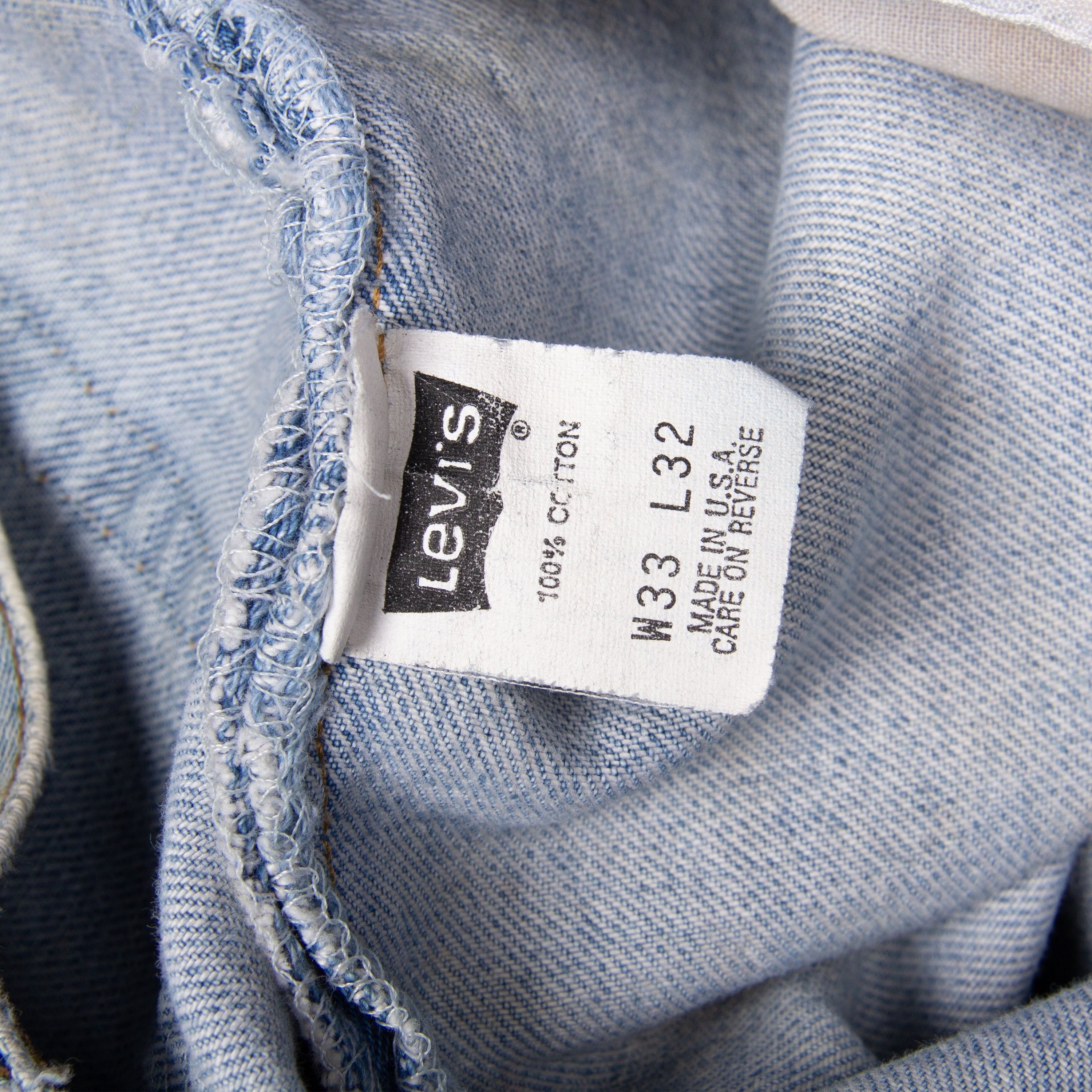 Levi's × Levi's Vintage Clothing × Vintage LEVIS LIGHT BLUE WASH 501 Size US 33 - 4 Thumbnail