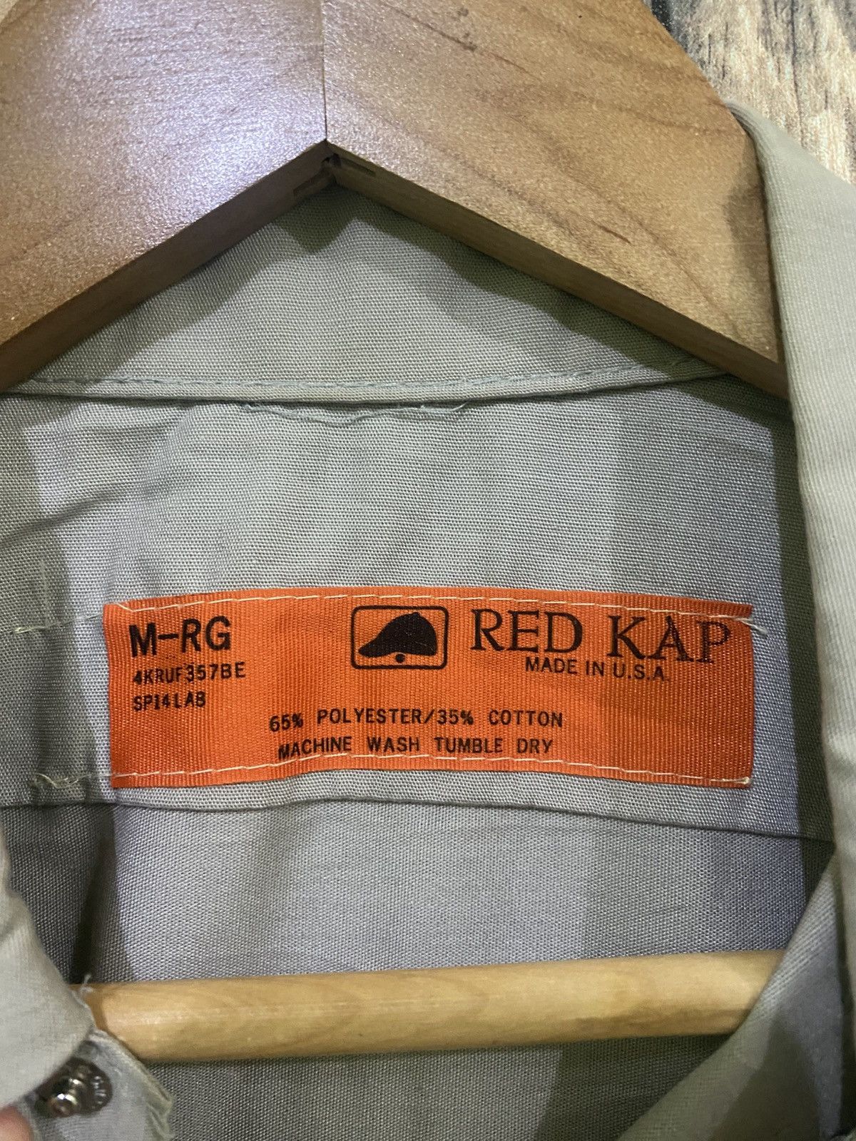 Red Kap × Vintage Vintage Red Kap Shirt Size US L / EU 52-54 / 3 - 3 Thumbnail