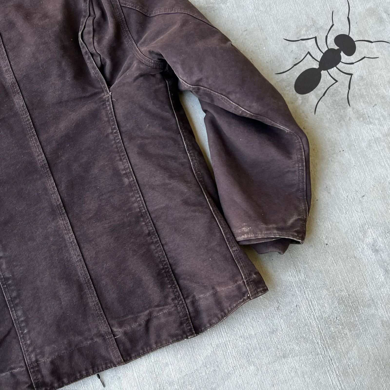 Carhartt × Vintage Carhartt WOMENS WC061 DKB brown work wear jacket Size US S / EU 44-46 / 1 - 13 Thumbnail