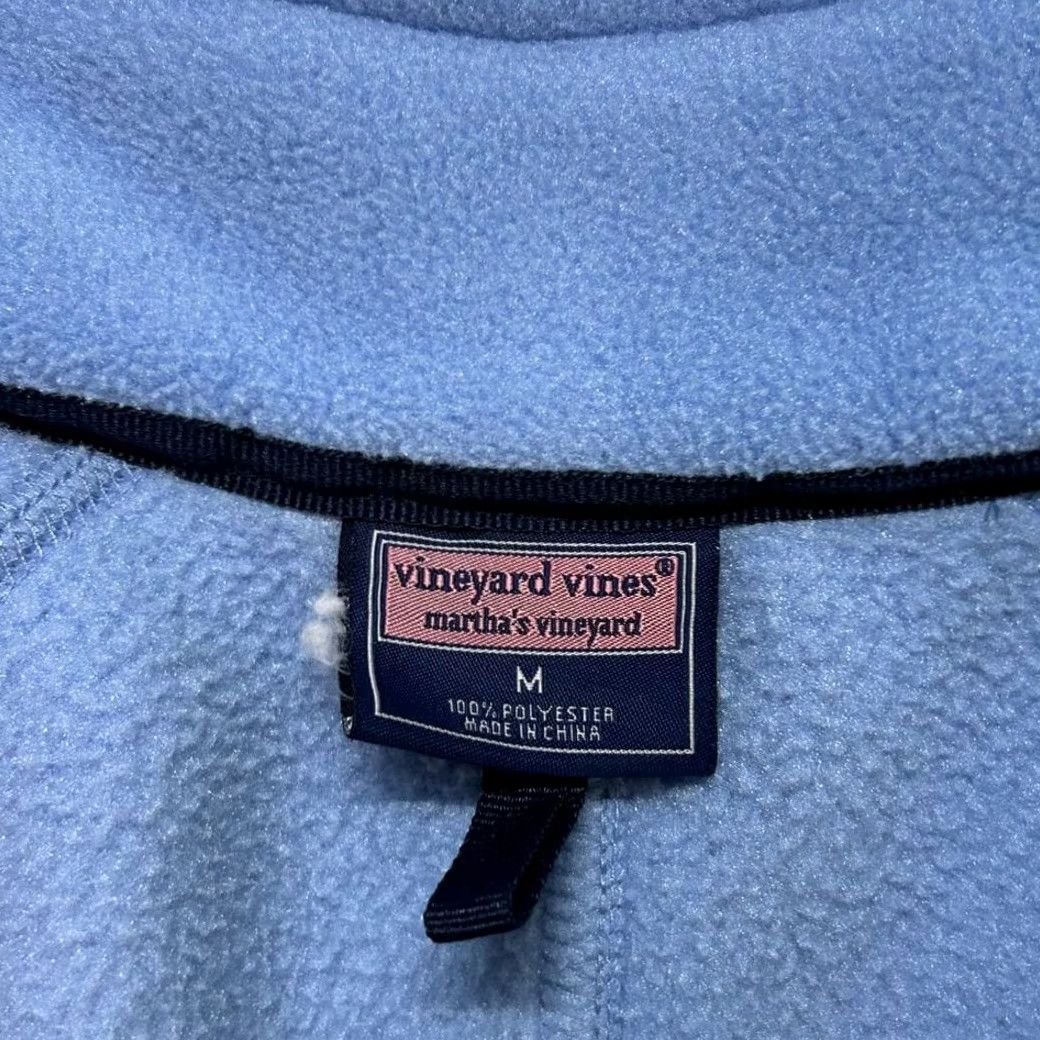 Vineyard Vines Vineyard Vines Vest Fleece Zip-Up Light Blue Womens Med Size M / US 6-8 / IT 42-44 - 5 Thumbnail