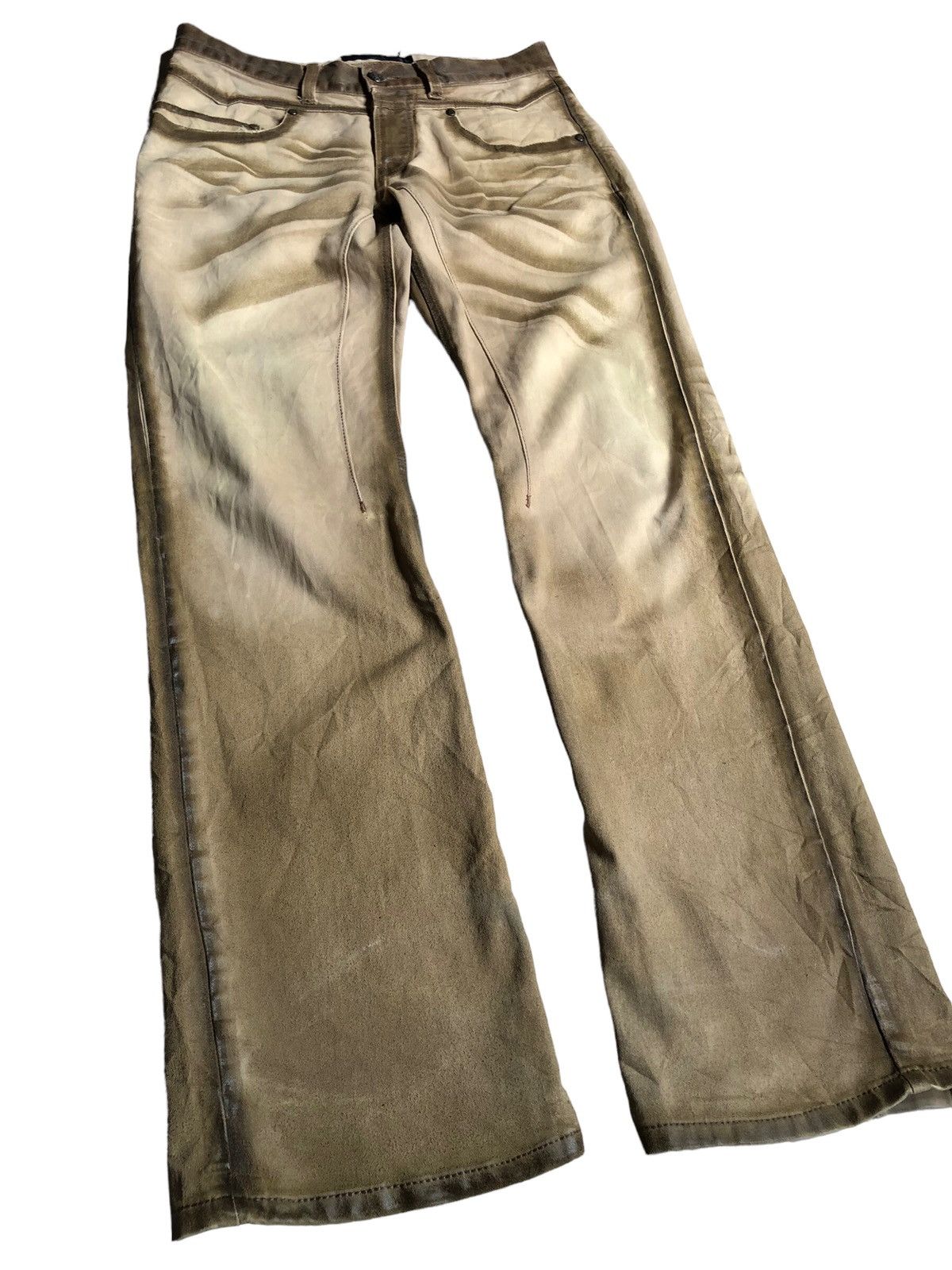 JACKROSE Luv Maison Jack Rose waxed design dirty look pants Size US 30 / EU 46 - 3 Thumbnail