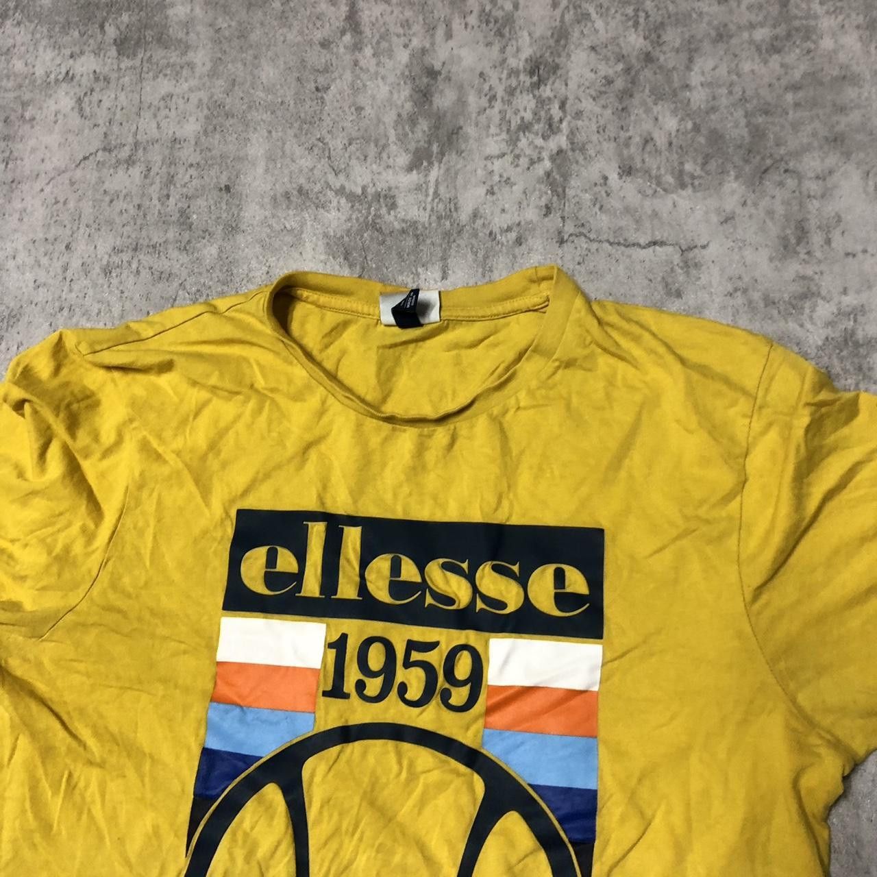 Ellesse Yellow Ellesse vintage t-shirt Size US L / EU 52-54 / 3 - 2 Thumbnail