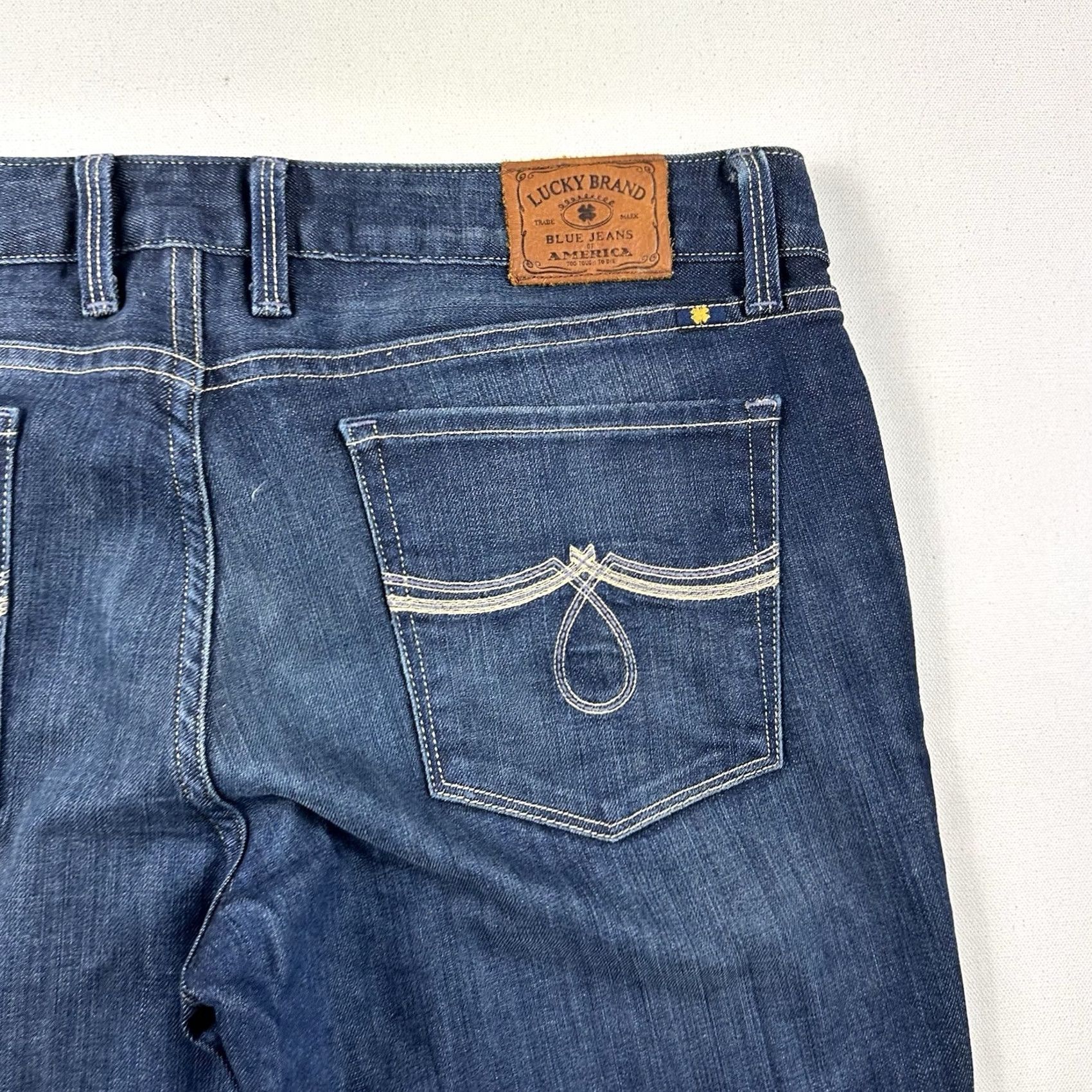 Lucky Brand Lucky Brand Lola Skinny Jeans Womens 12 Dark Blue Jeans Size 34" / US 12 / IT 48 - 6 Thumbnail