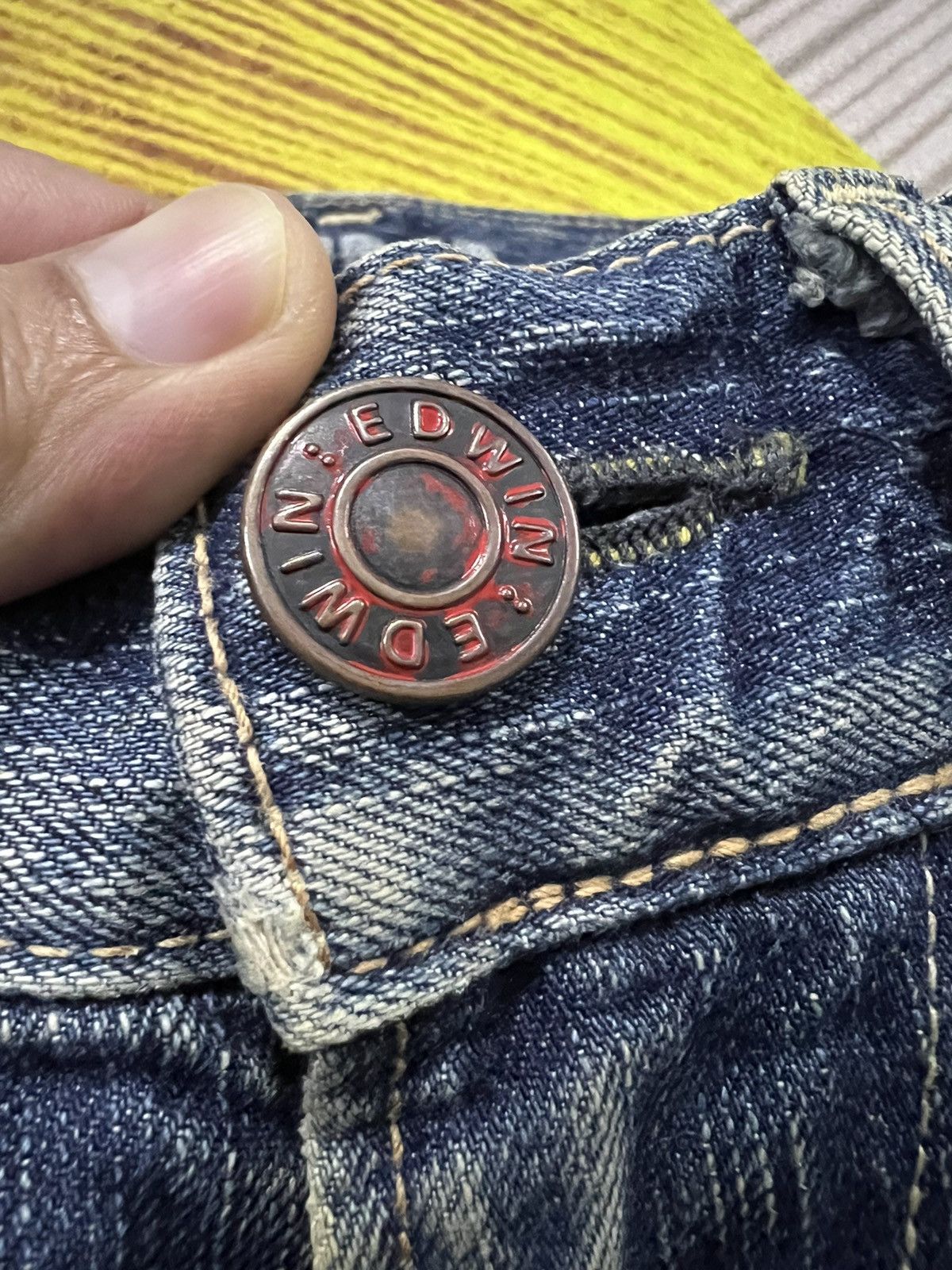 Edwin × Japanese Brand × Vintage VINTAGE EDWIN 503 BLUE TRIP JAPAN Size US 30 / EU 46 - 10 Thumbnail