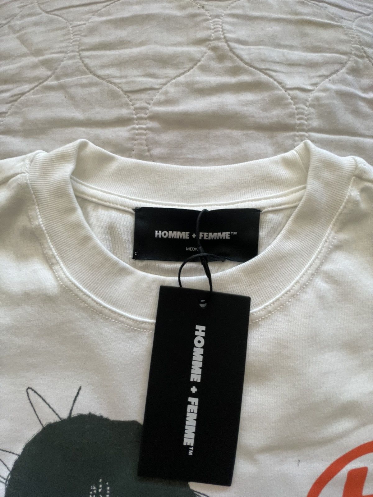 Homme + Femme La Homme Femme (Beyond rare) Sex Symbol Tshirt size medium Size US M / EU 48-50 / 2 - 5 Thumbnail