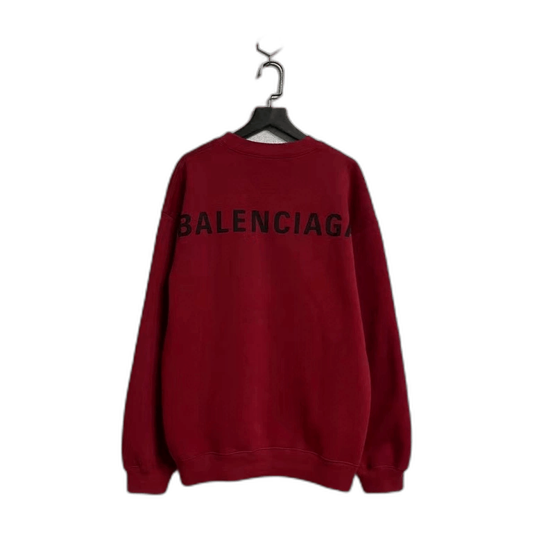 Balenciaga Balenciaga Red Logo Sweatshirt Size Small-2505 Size US S / EU 44-46 / 1 - 1 Thumbnail